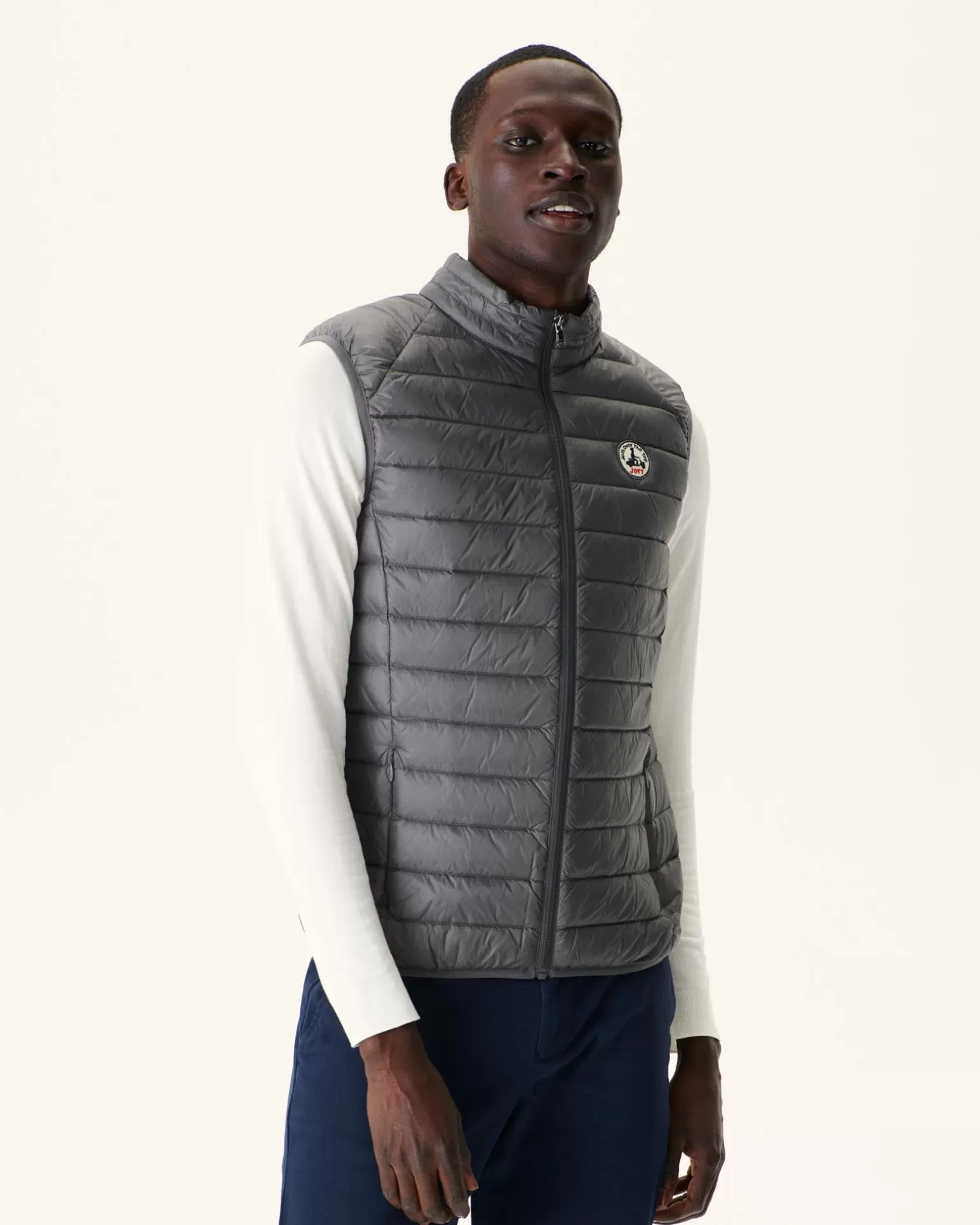 Men JOTT Anthracite Tom Sleeveless Down Jacket