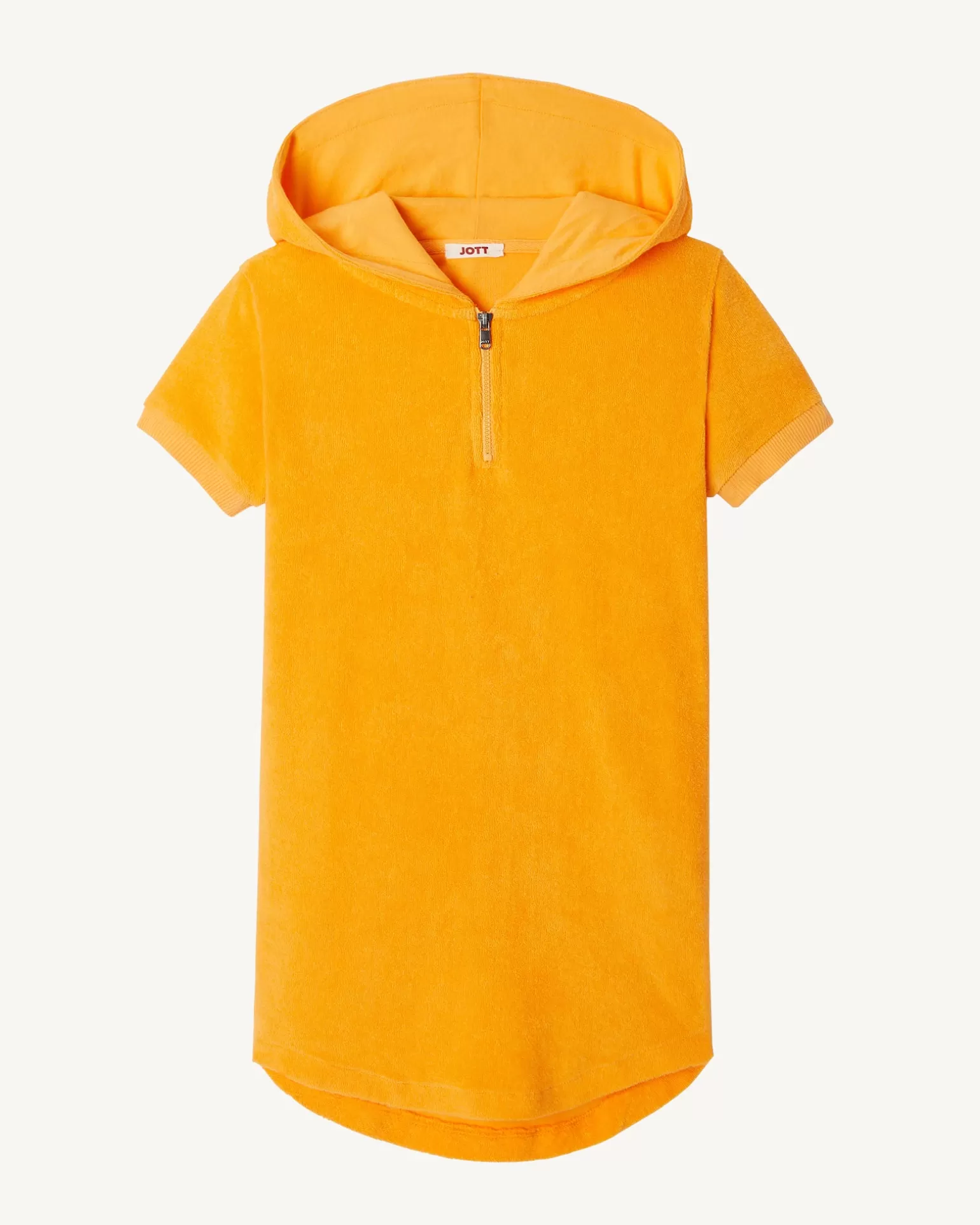 Kids JOTT Apricot Kids Mini Hooded Cotton Terry Dress