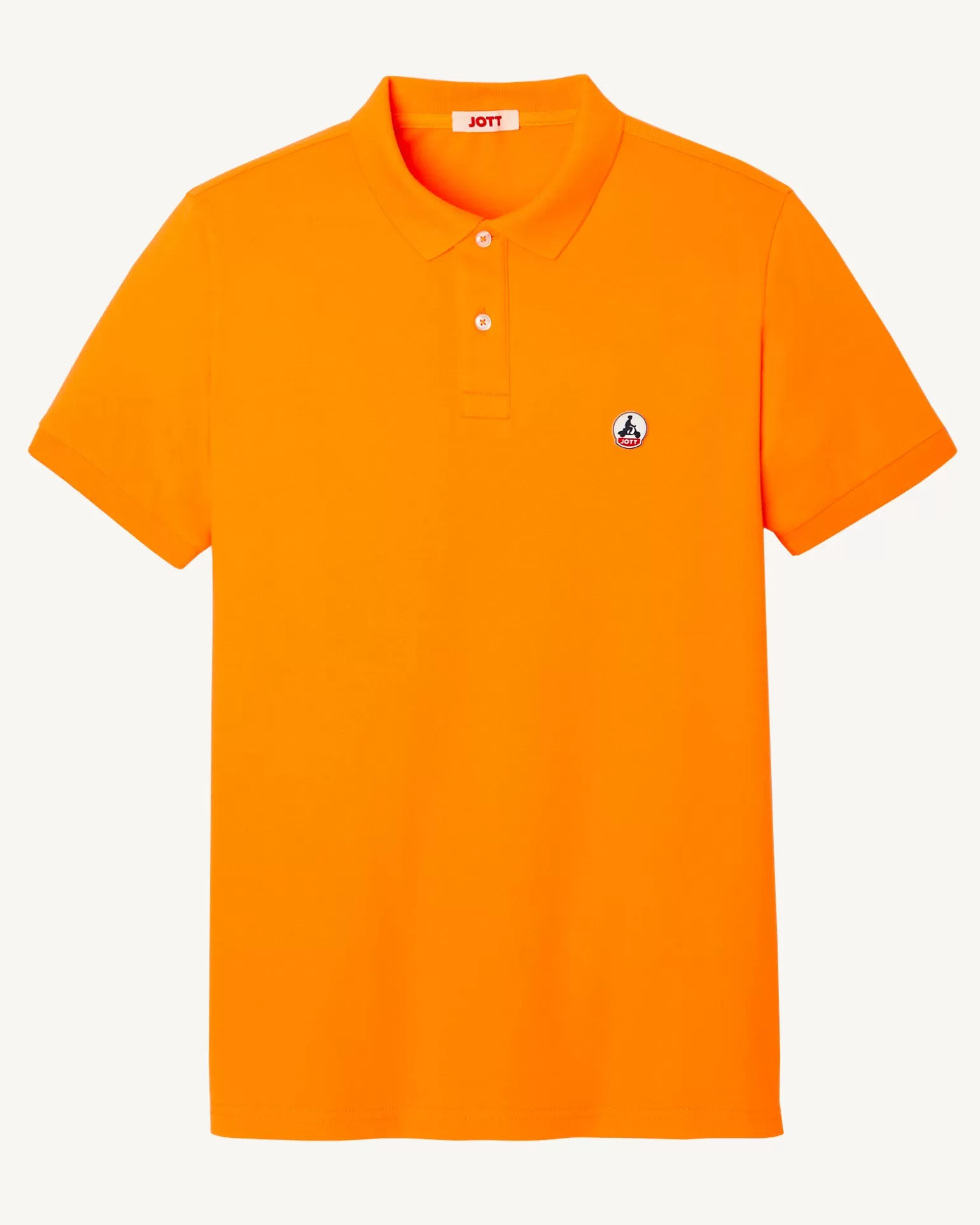 Men JOTT Apricot Marbella Organic Cotton Polo Shirt