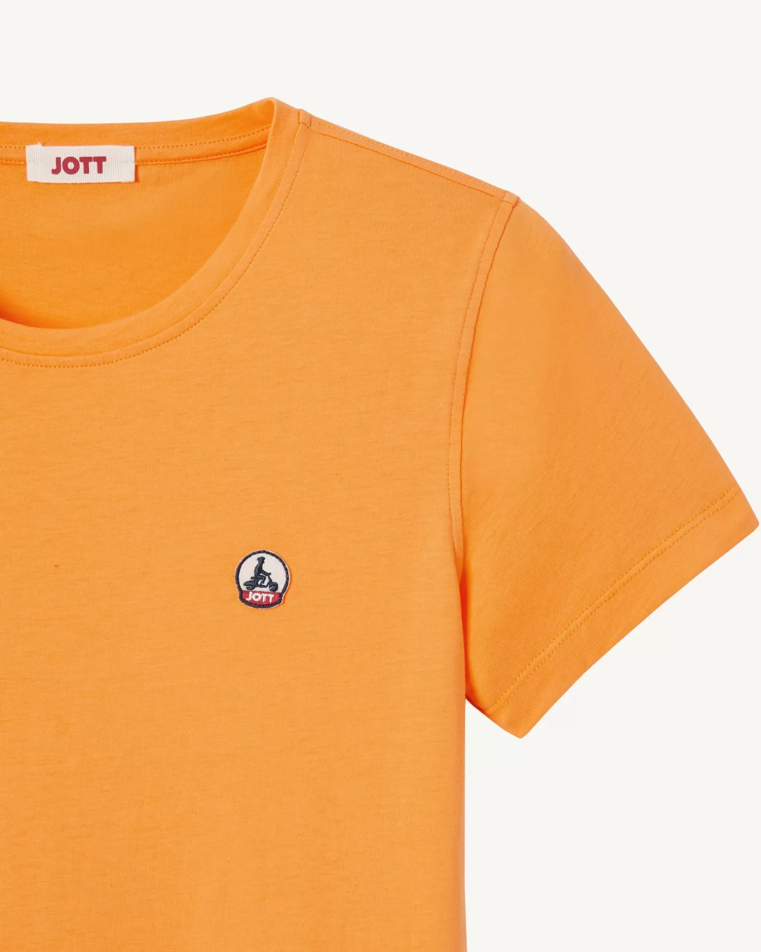 Women JOTT Apricot Rosas Round Neck T-Shirt