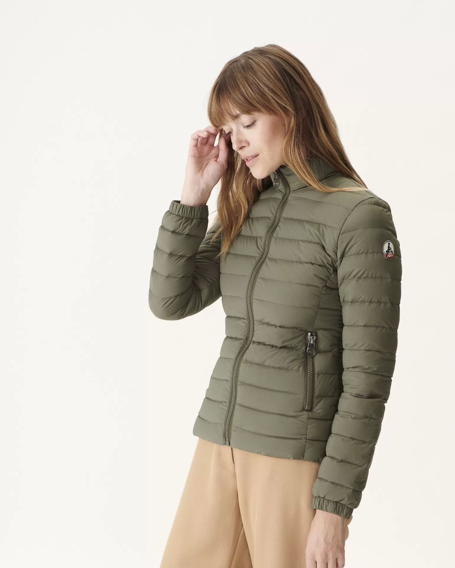 Women JOTT Army Jade Lightweight Down Jacket