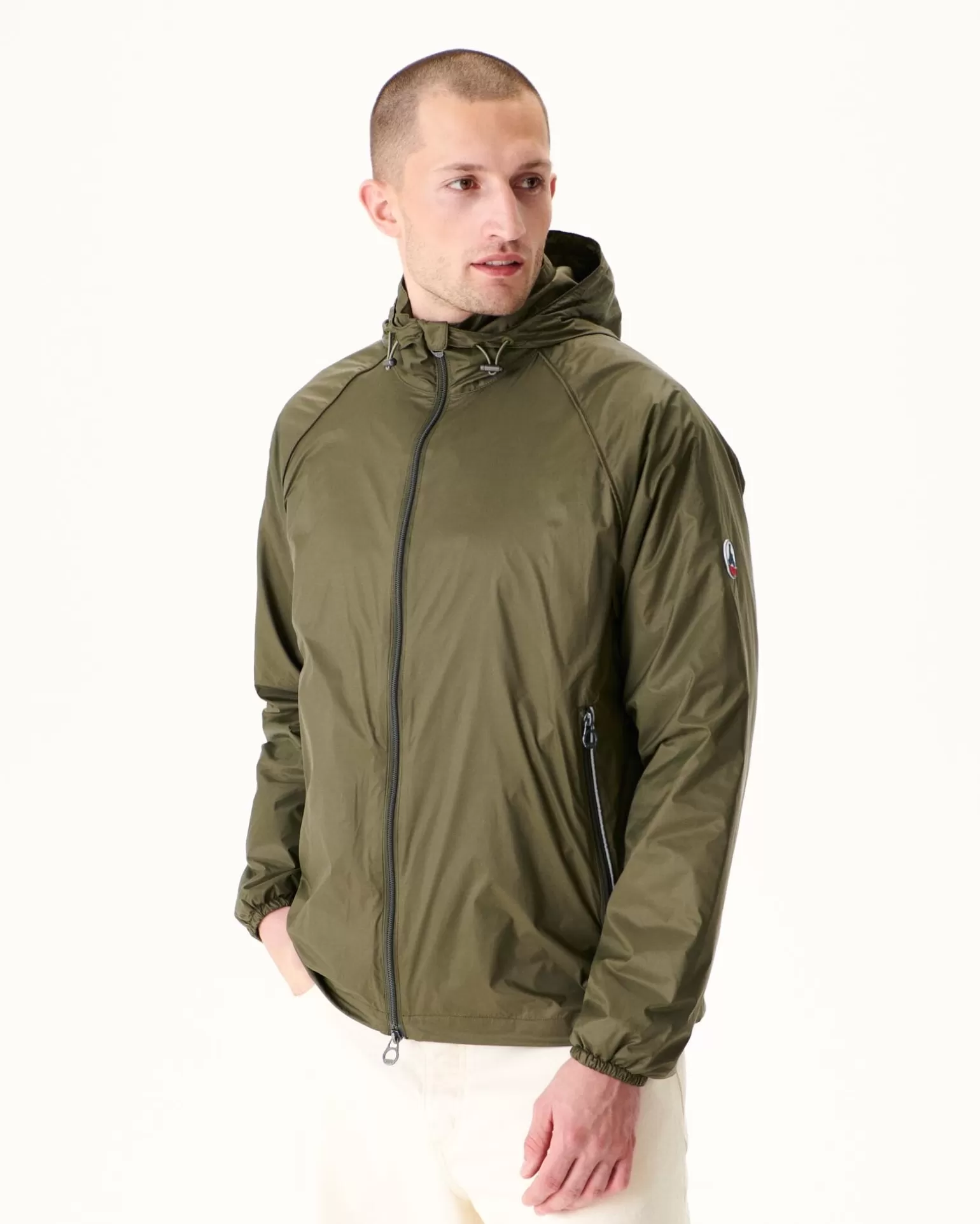 Men JOTT Army Mistral Hooded Windbreaker