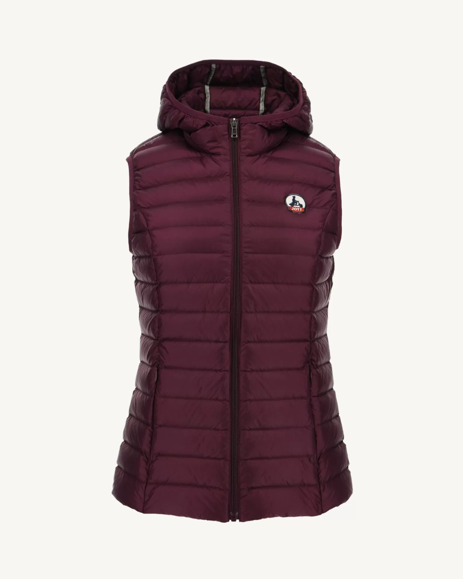 Women JOTT Aubergine Mali Light Sleeveless Down Jacket