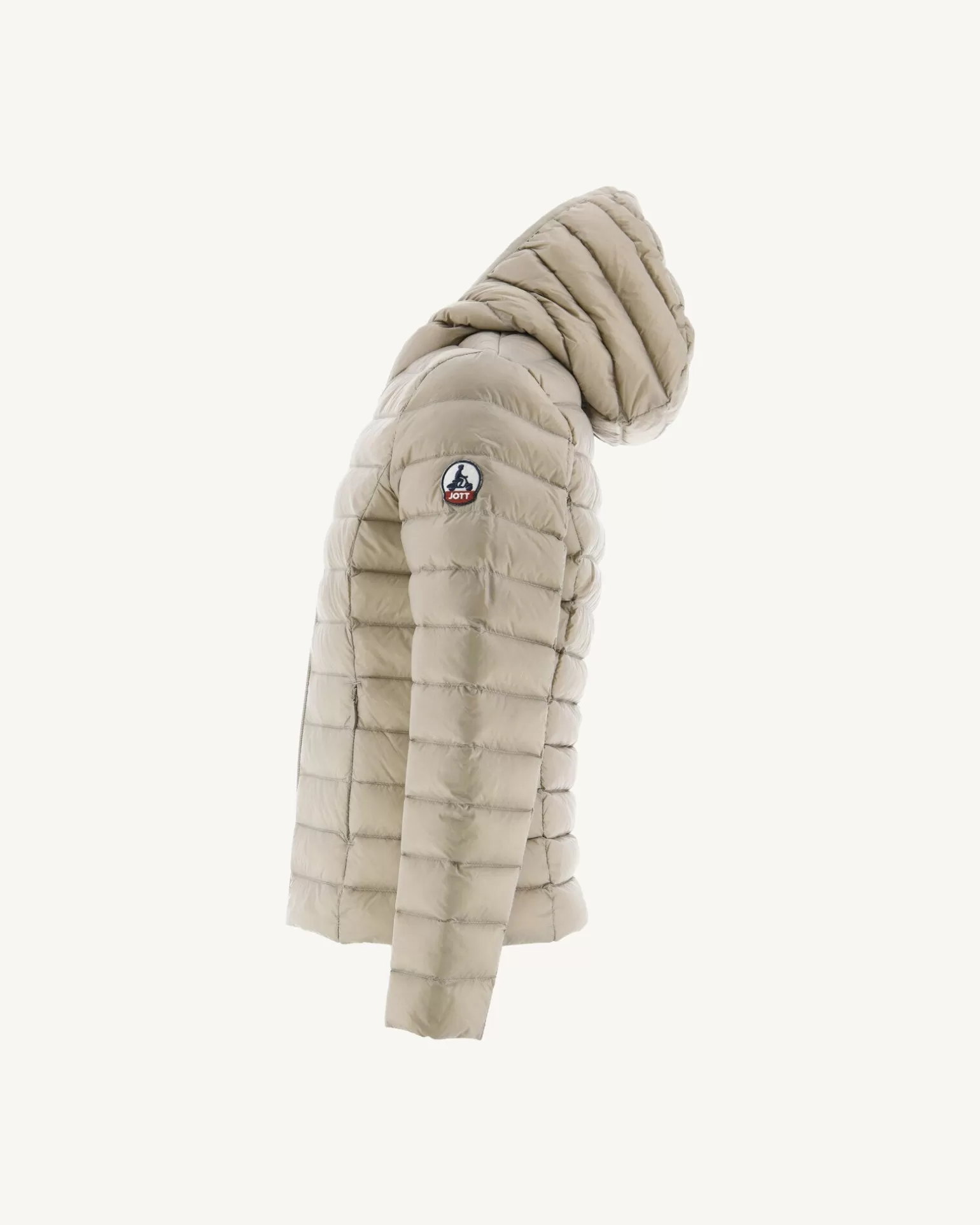 Kids JOTT Beige Carla Children'S Lightweight Hooded Down Jacket