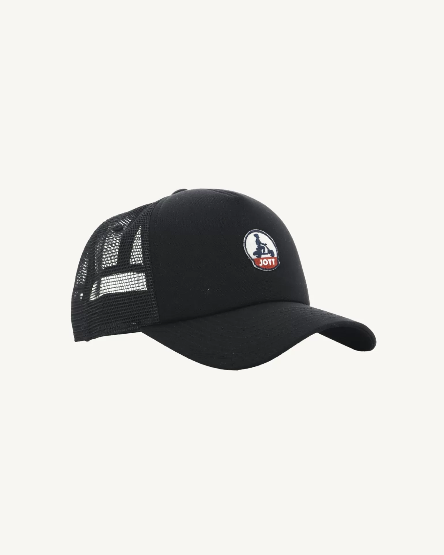 Men JOTT Black Rise Cotton And Mesh Cap