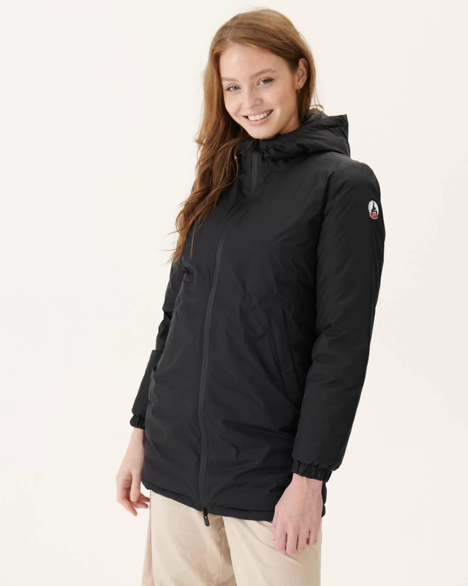 Women JOTT Black Roma Reversible Long Down Jacket