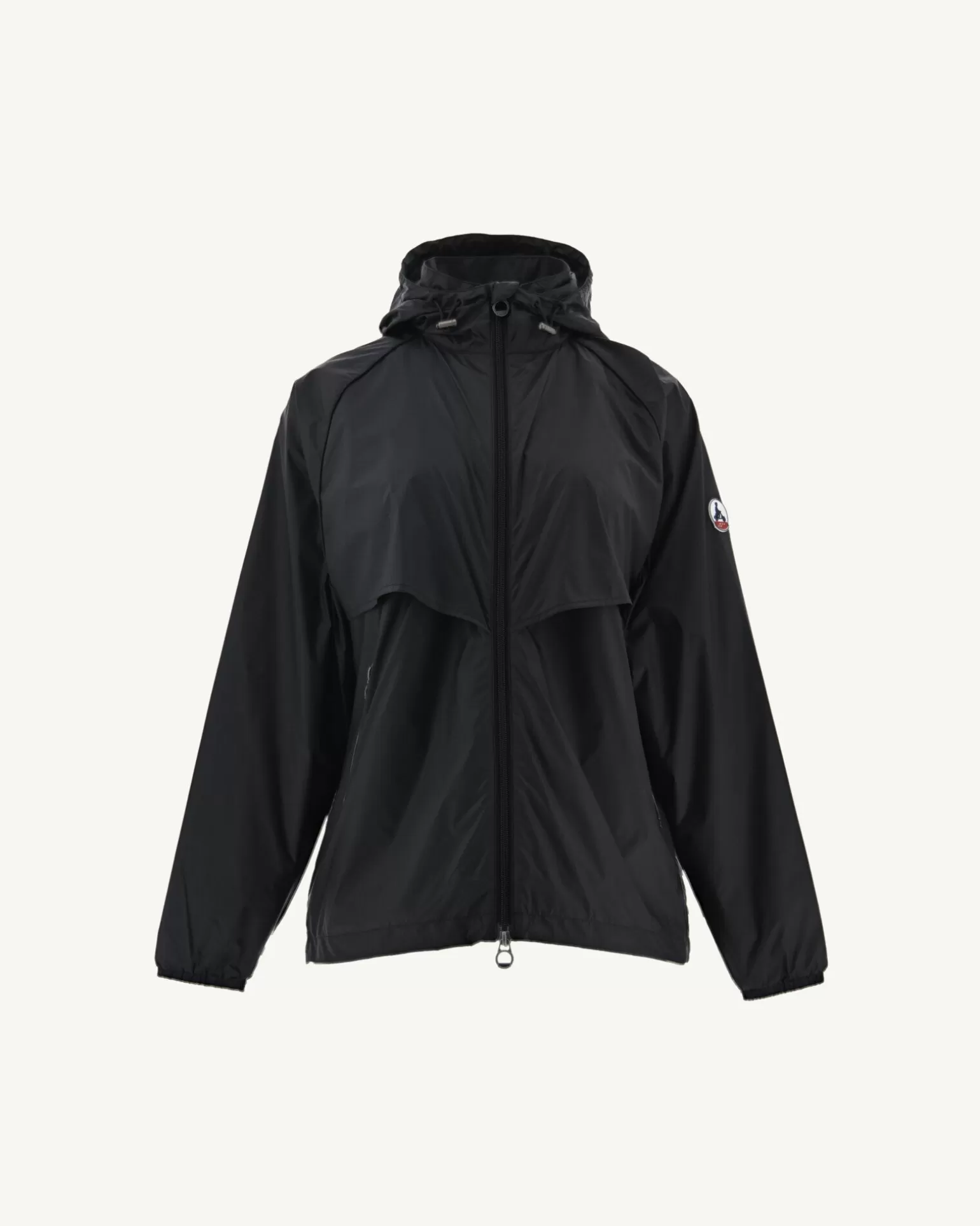 Women JOTT Black Scirocco Hooded Windbreaker