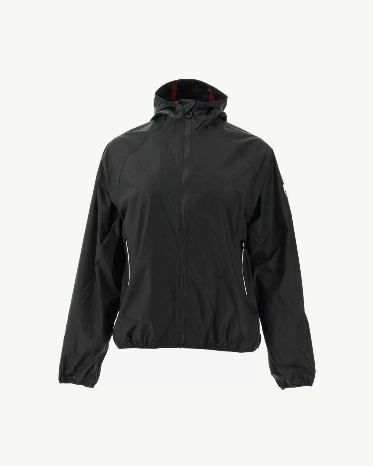 Women JOTT Black Singapore Packable Waterproof Jacket