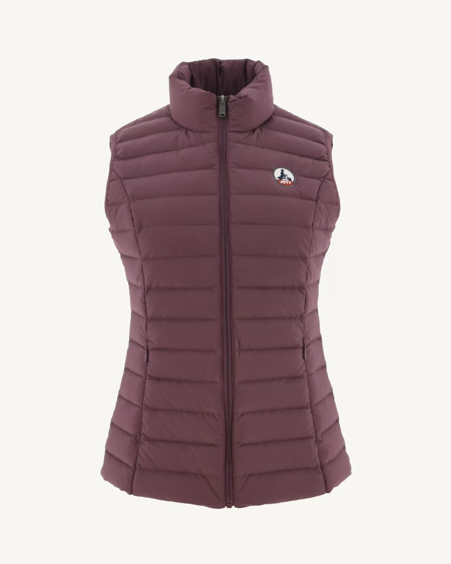 Women JOTT Bordeaux Grenada Stretch Sleeveless Puffer Jacket