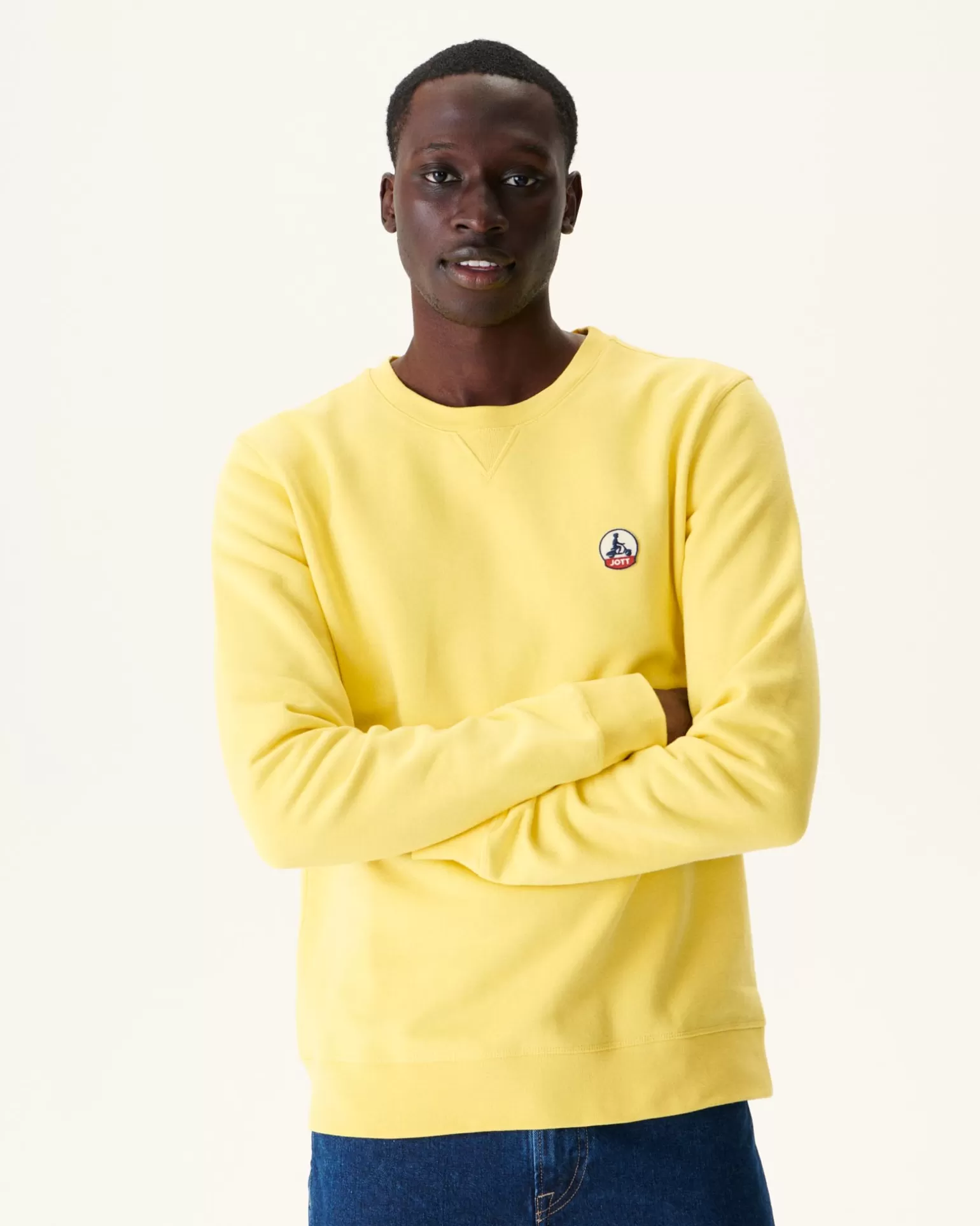 Men JOTT Braga Light Yellow Men'S Sweatshirt