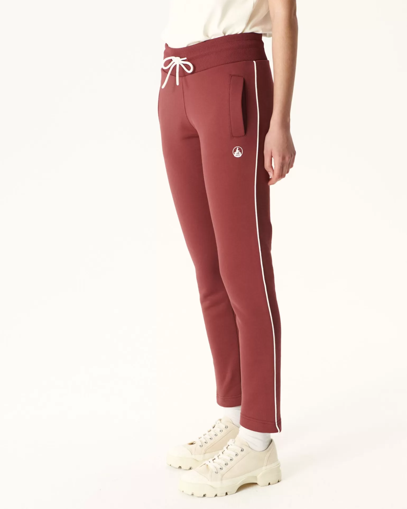 Women JOTT Burgundy Technical Jersey Joggers Ingrina