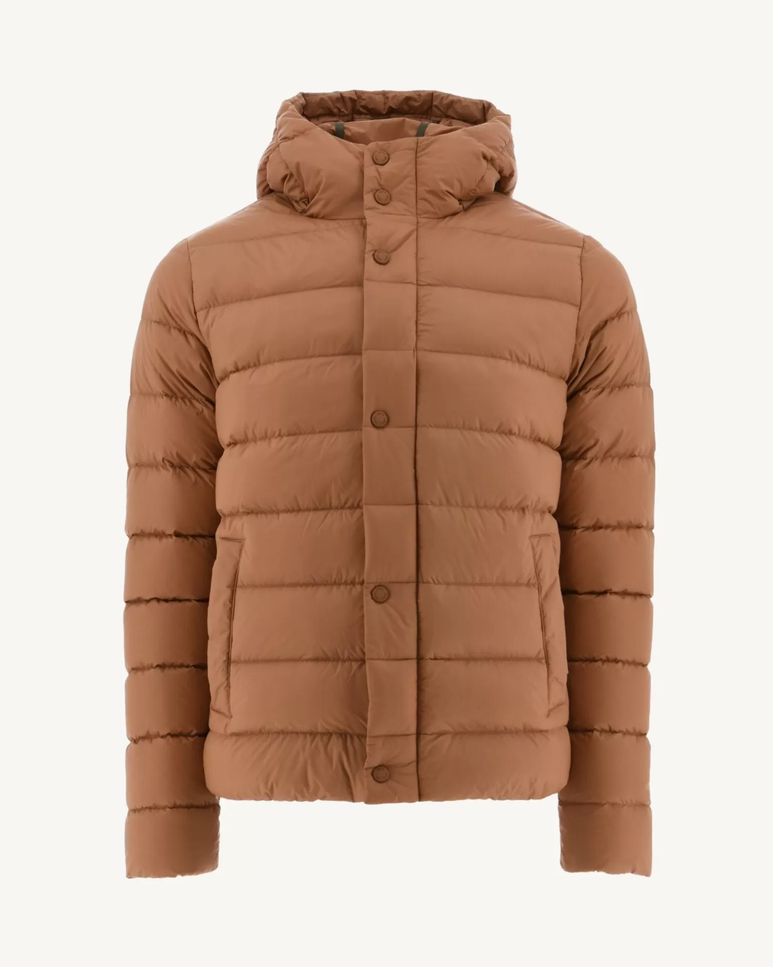 Men JOTT Camel Jorge Hooded Puffer Jacket