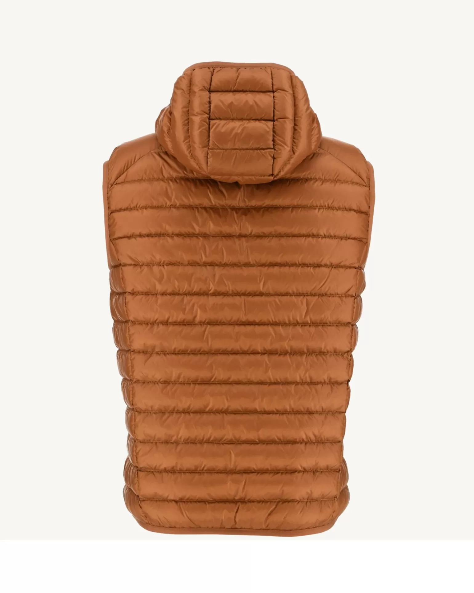 Men JOTT Caramel Pat Hooded Gilet