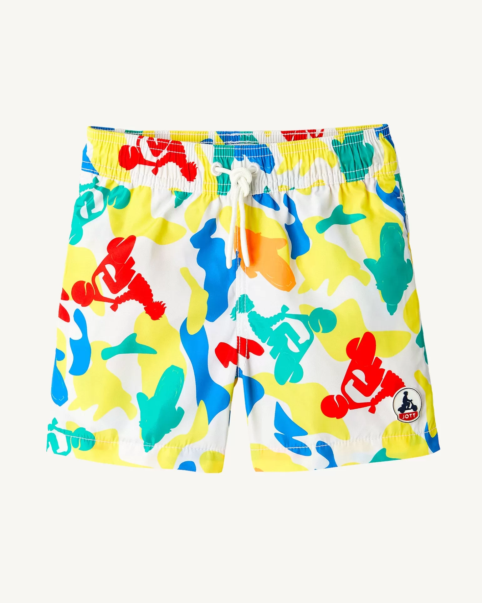 Kids JOTT Cassis Children'S Multicolored Camo Swim Shorts