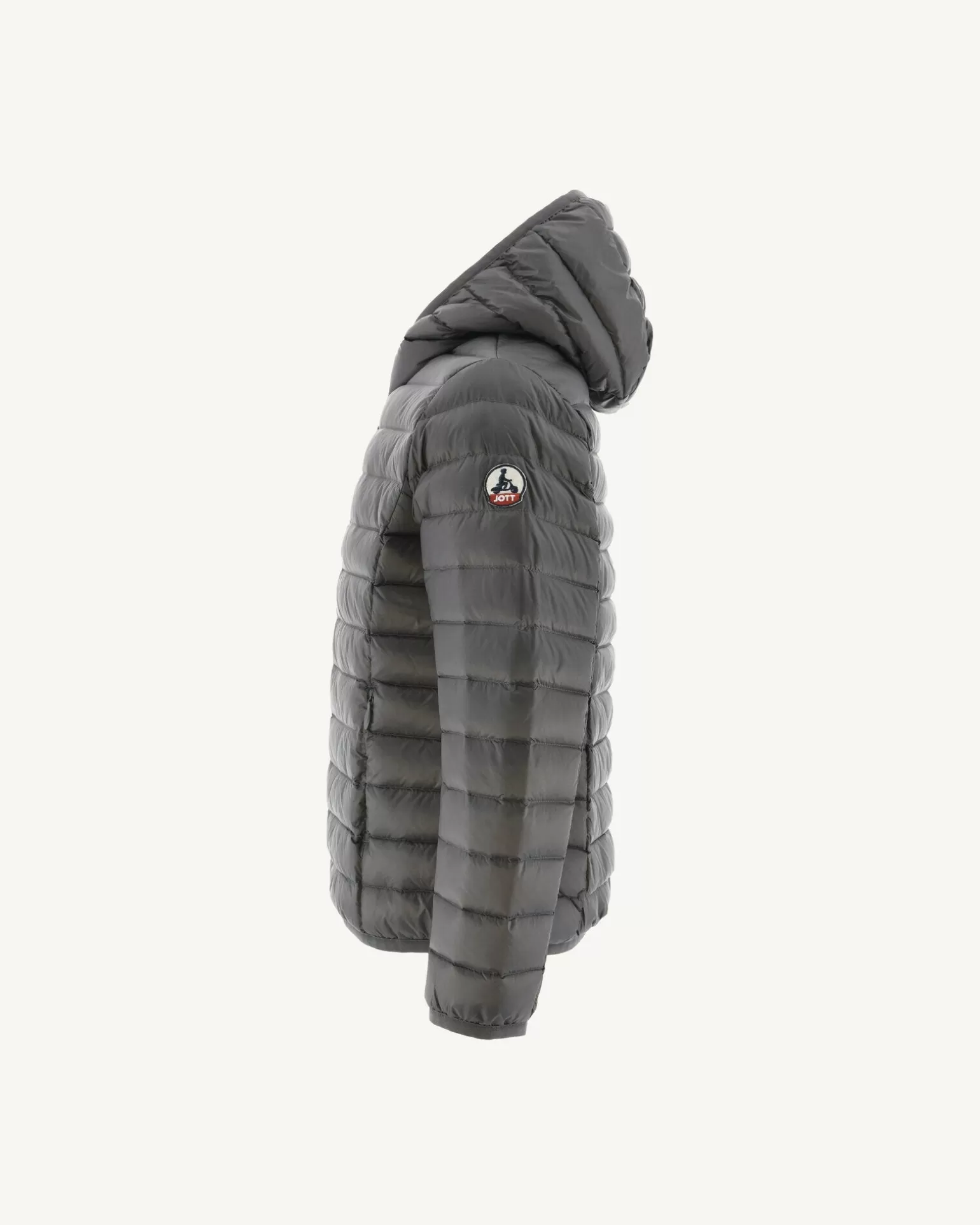 Kids JOTT Children'S Light Hooded Down Jacket Anthracite Hugo