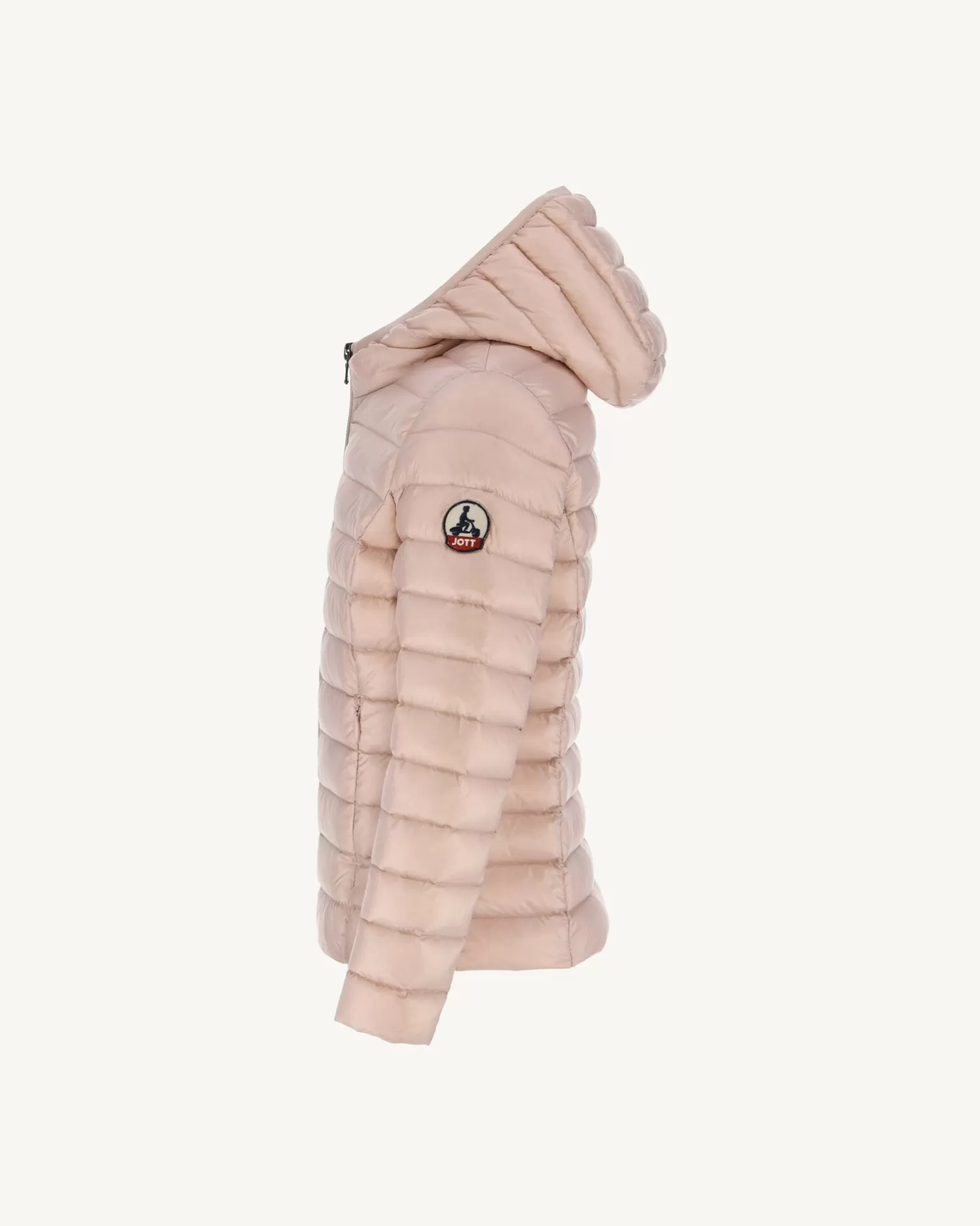 Kids JOTT Children'S Light Hooded Down Jacket Pale Pink Carla