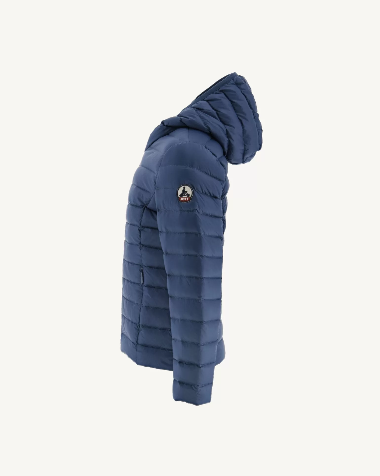 Kids JOTT Children'S Lightweight Hooded Down Jacket Carla Jeans Blue