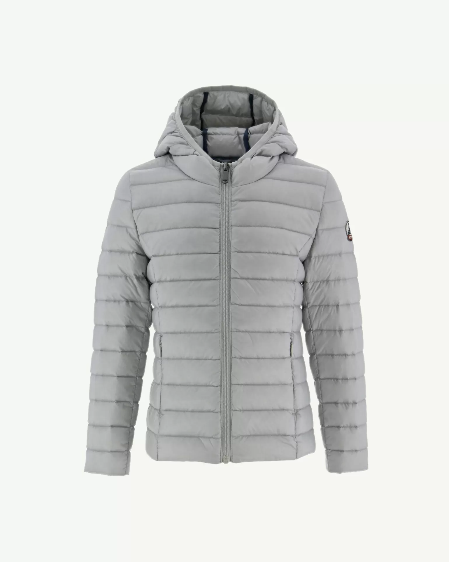 Kids JOTT Children'S Lightweight Hooded Down Jacket Light Gray Carla