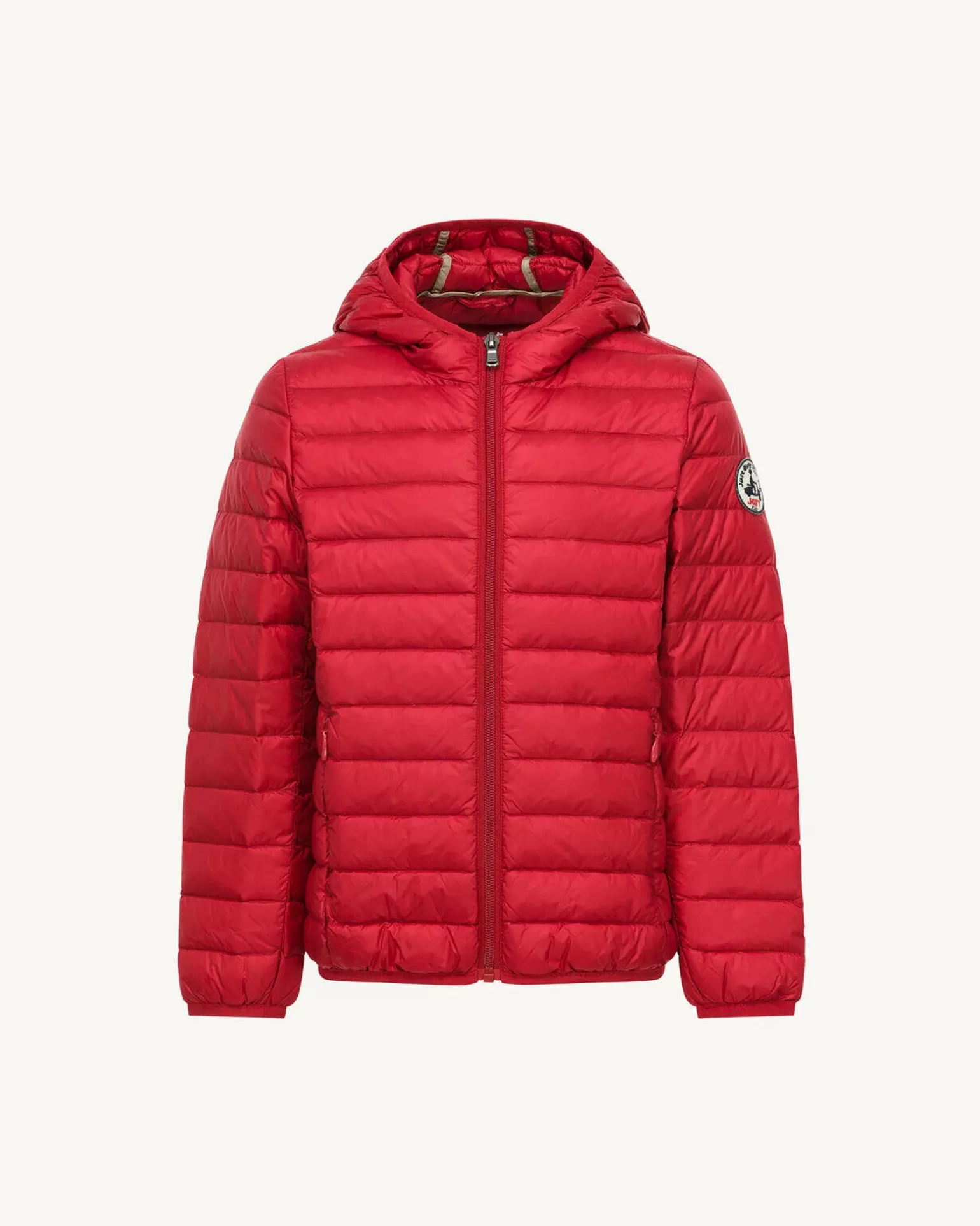 Kids JOTT Children'S Lightweight Hooded Puffer Jacket Rouge Hugo