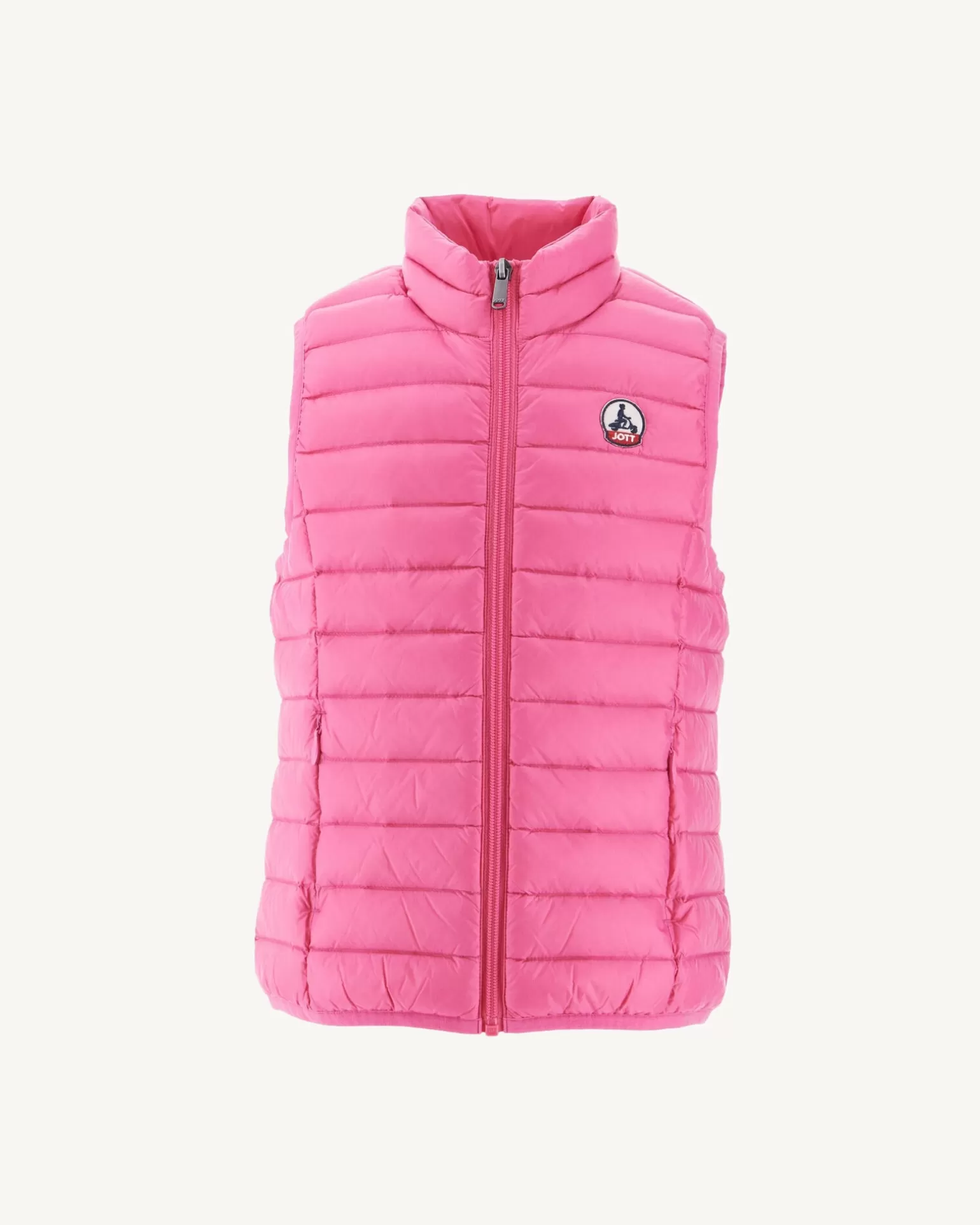 Kids JOTT Children'S Sleeveless Down Jacket Intense Pink Zoe