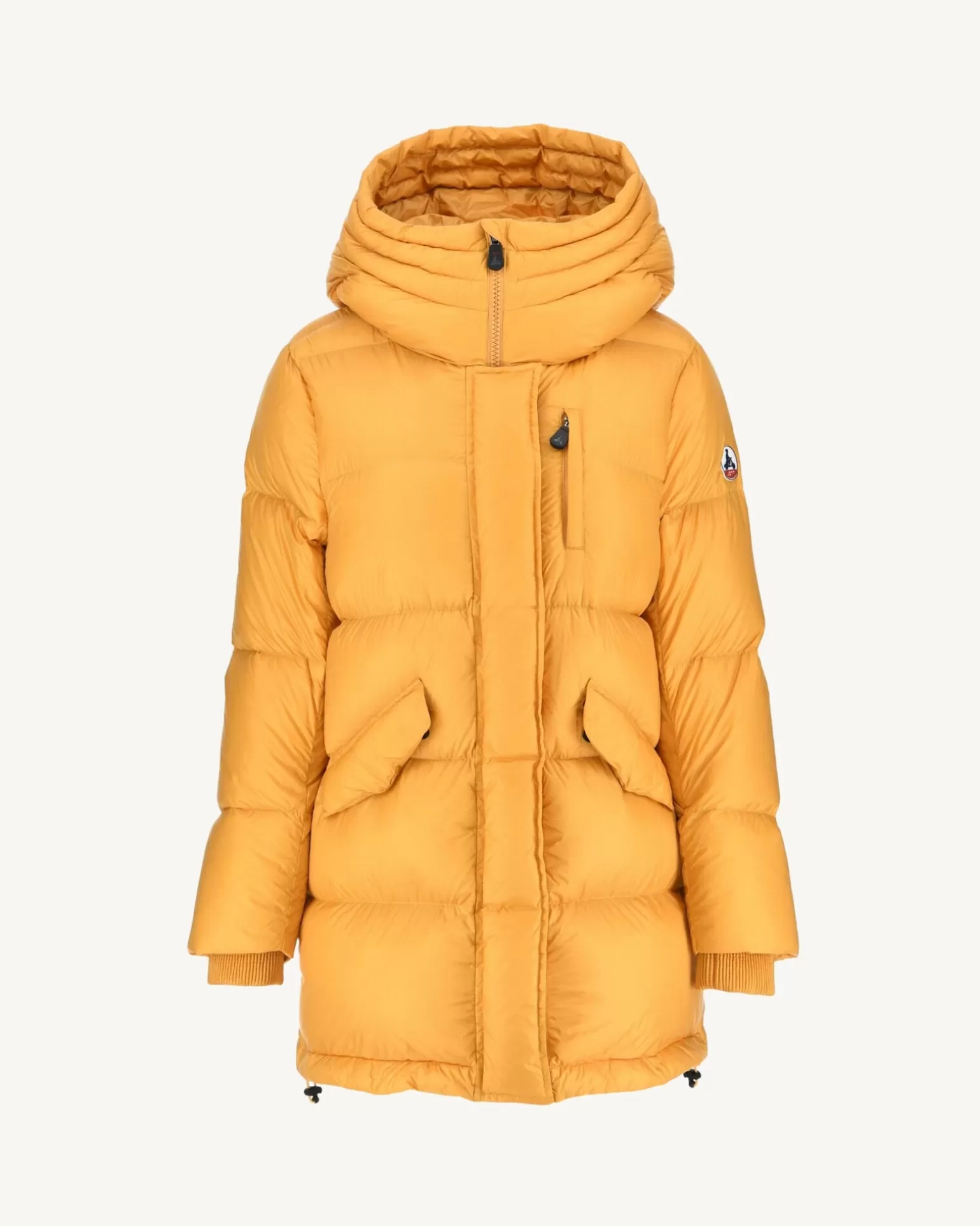 Women JOTT Delhi Mustard Hooded Down Jacket