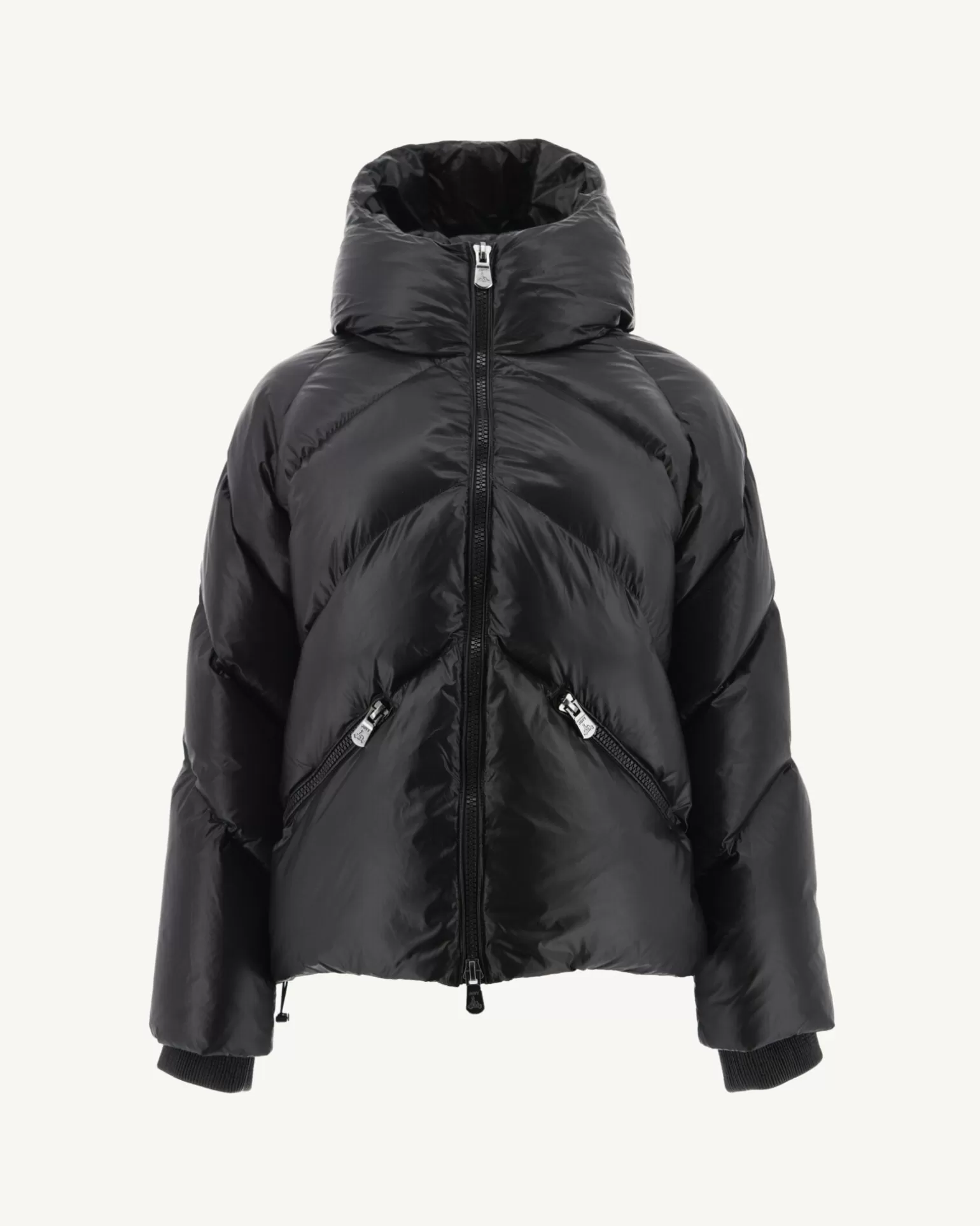 Women JOTT Extreme Cold Hooded Down Jacket Black Stellar