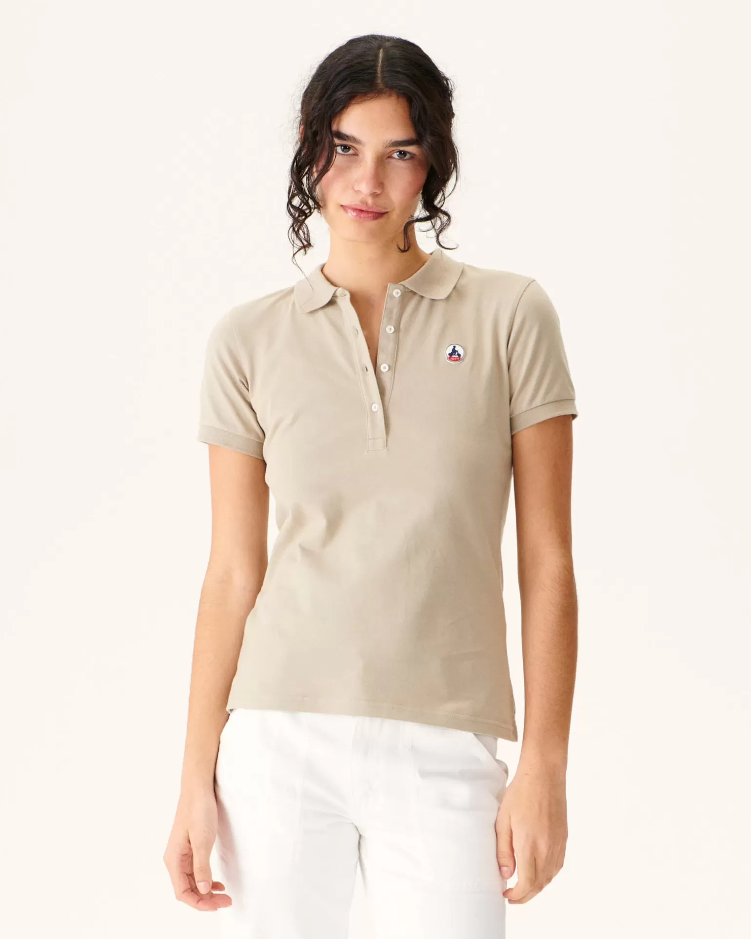 Women JOTT Franca Beige Polo Shirt