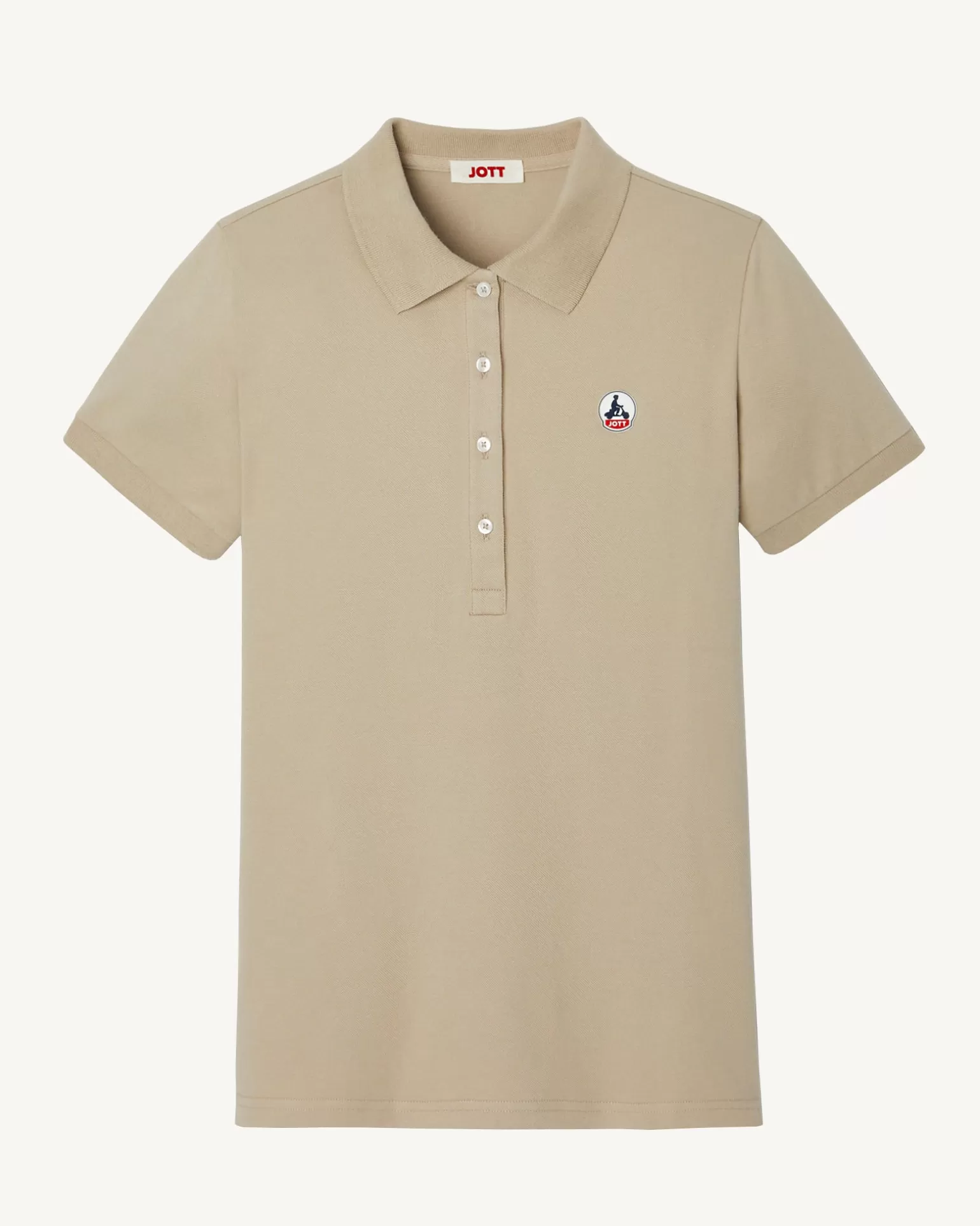 Women JOTT Franca Beige Polo Shirt