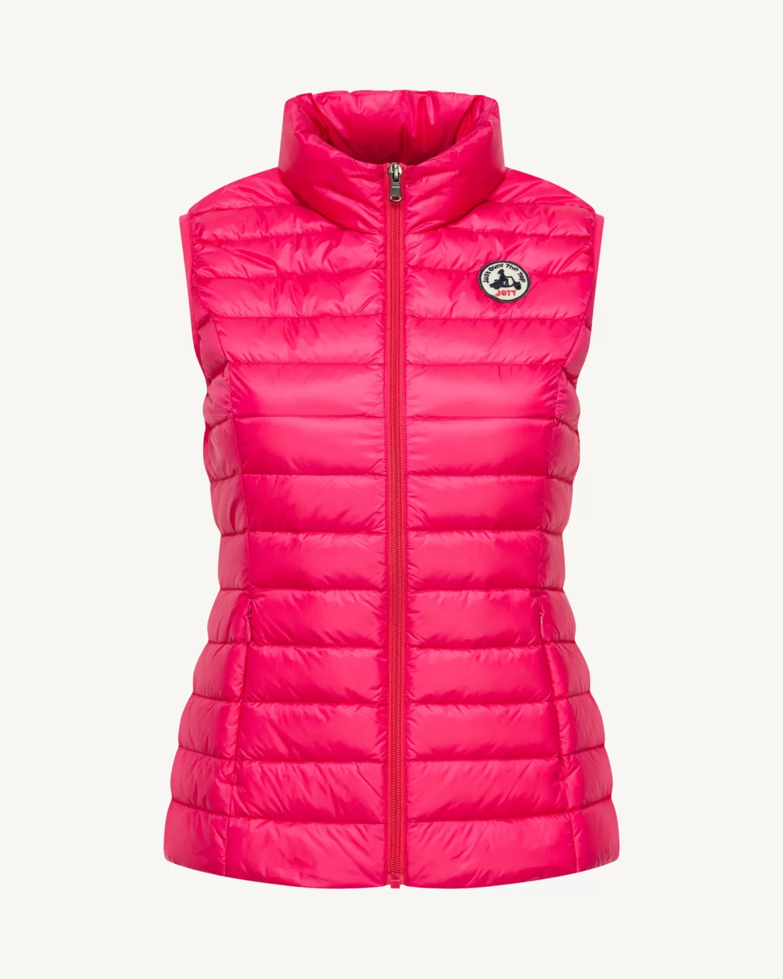 Women JOTT Fuchsia Seda Light Sleeveless Down Jacket