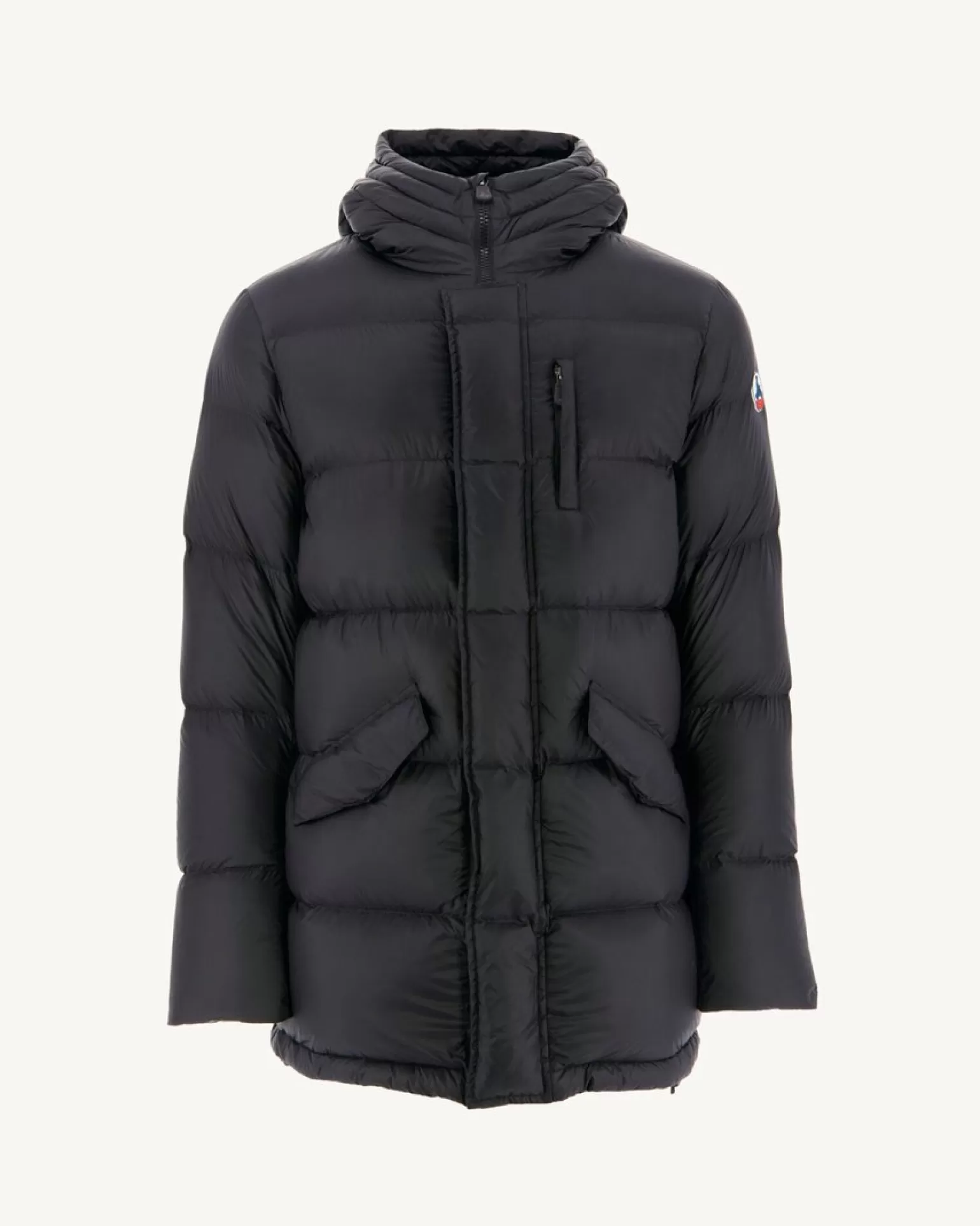 Men JOTT Great Cold Hooded Down Jacket Black Dakhla