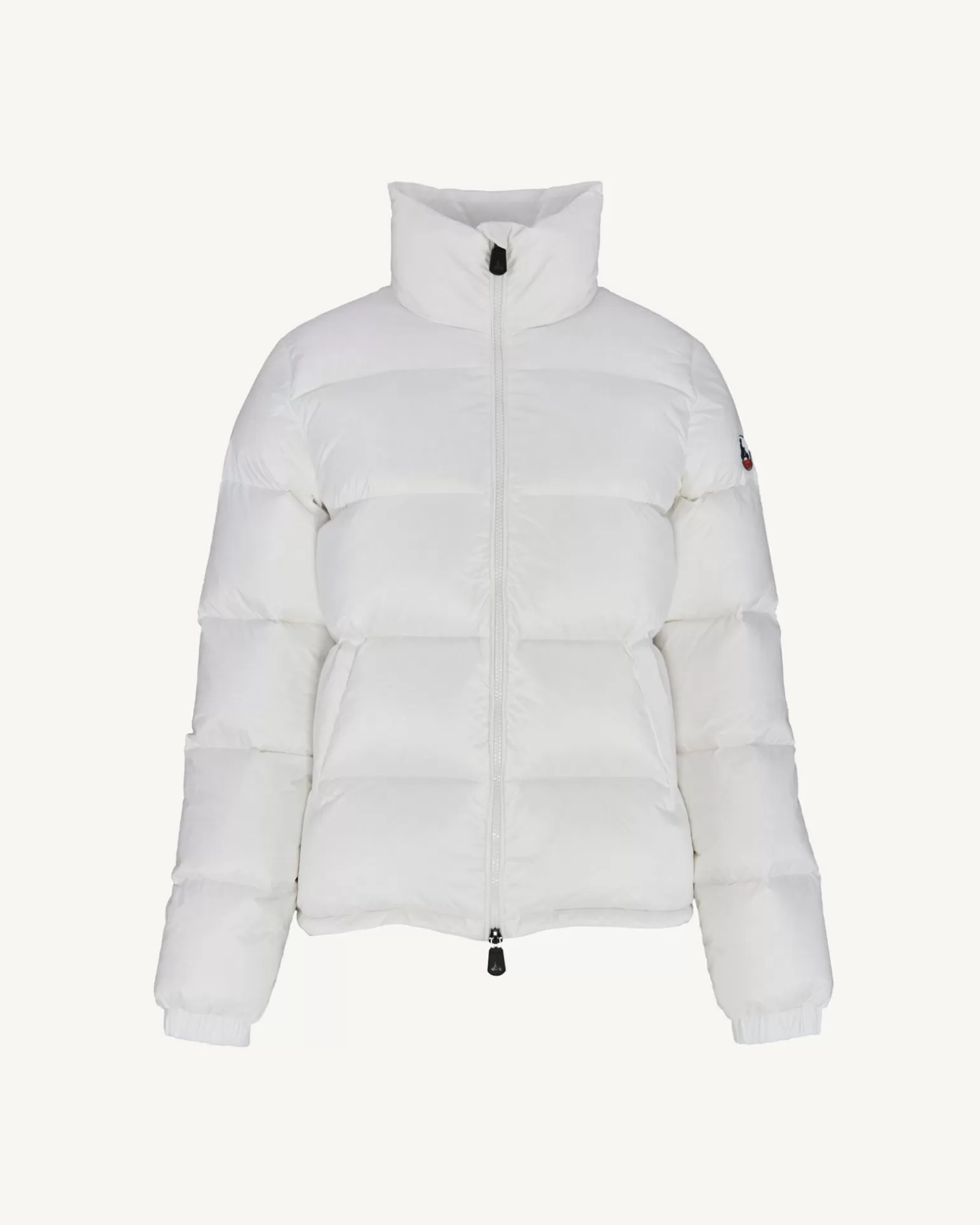 Women JOTT Great Cold Quilted Down Jacket White Cardiff