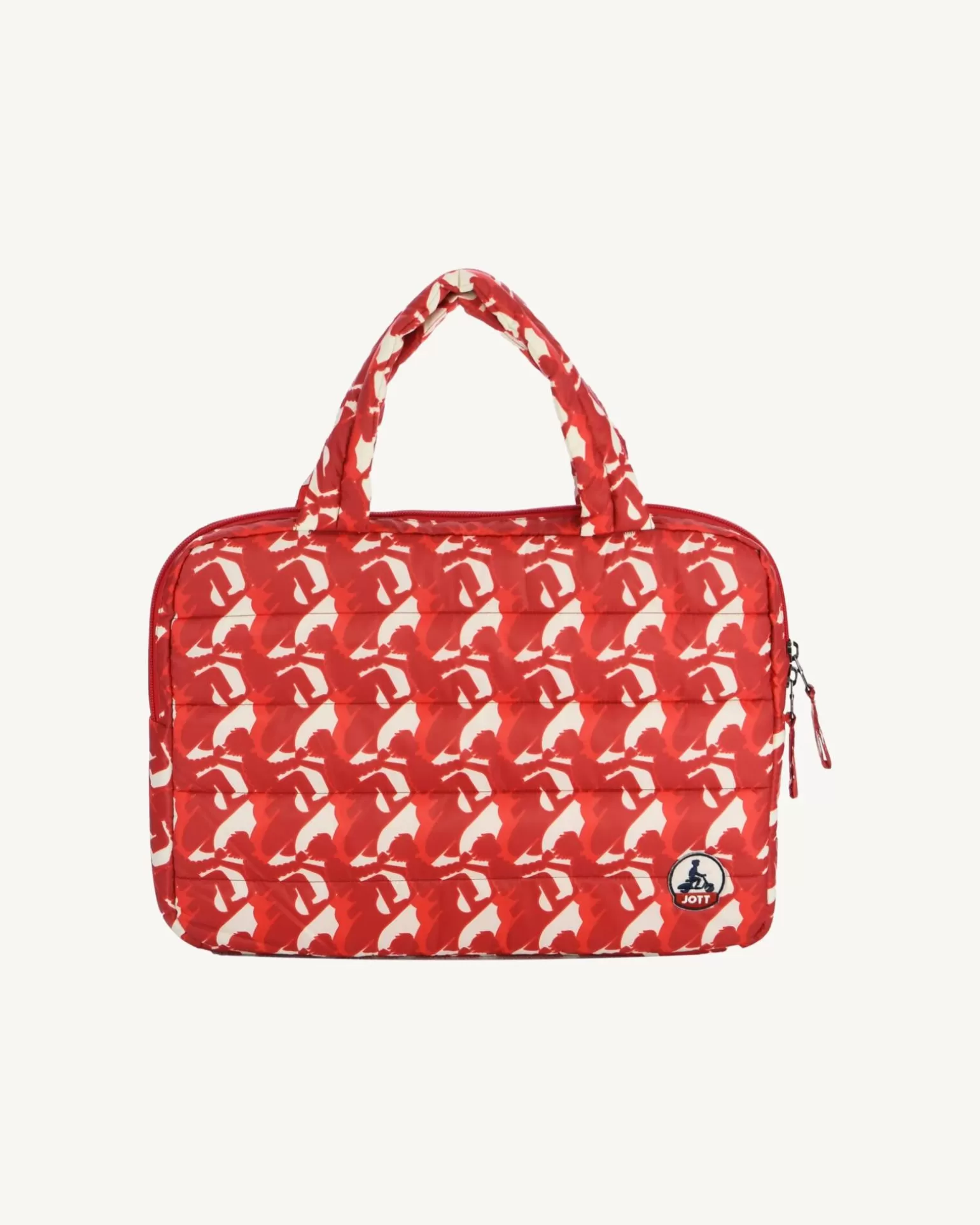 Men JOTT Hateya Bright Red Monogram Laptop Sleeve