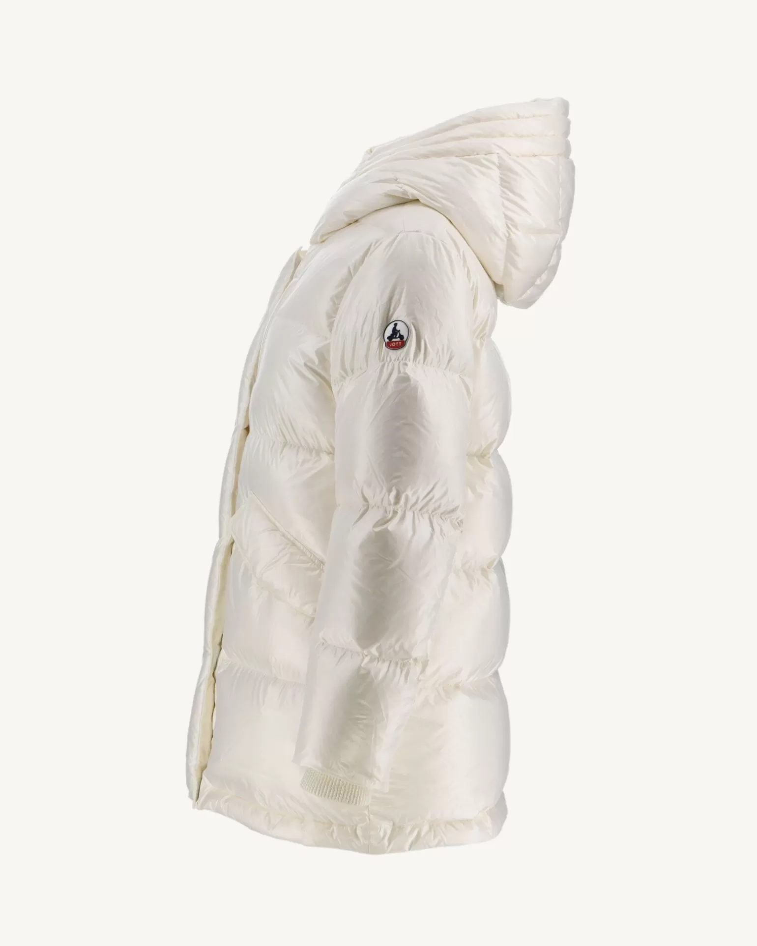 Women JOTT Hooded Padded Jacket White Santa