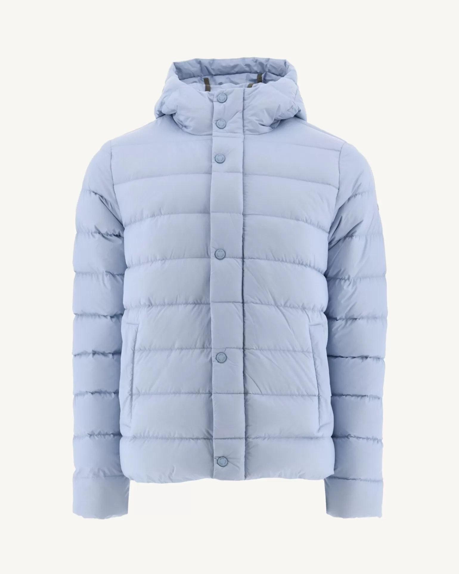 Men JOTT Jorge Hooded Puffer Jacket Light Blue