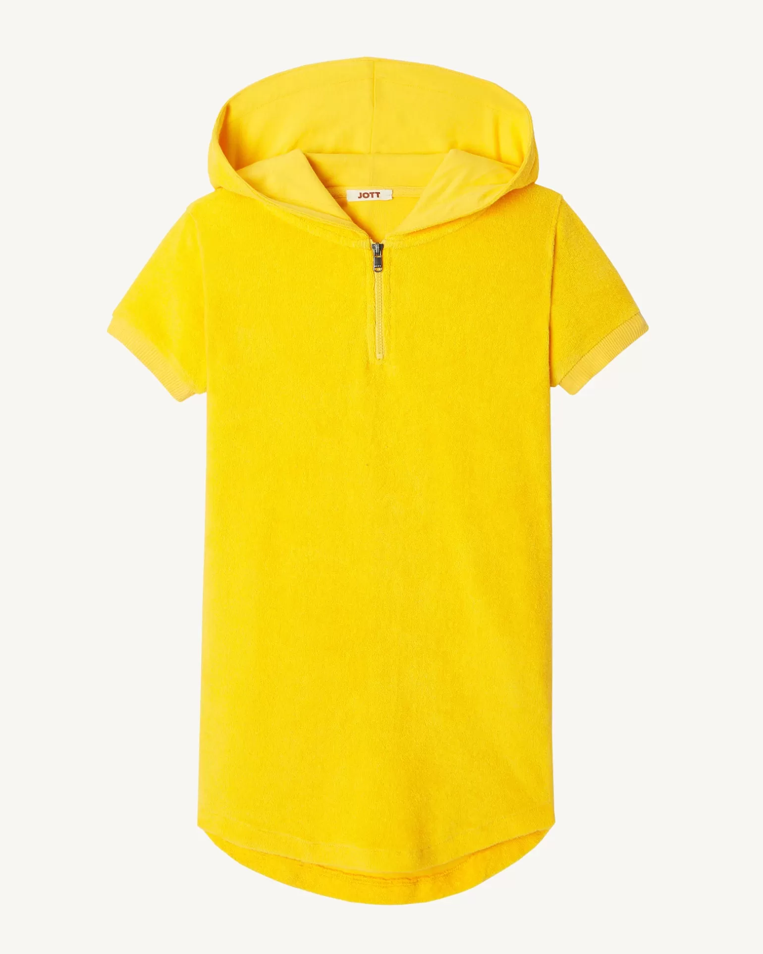 Kids JOTT Kid'S Citron Hooded Cotton Terry Dress Mini