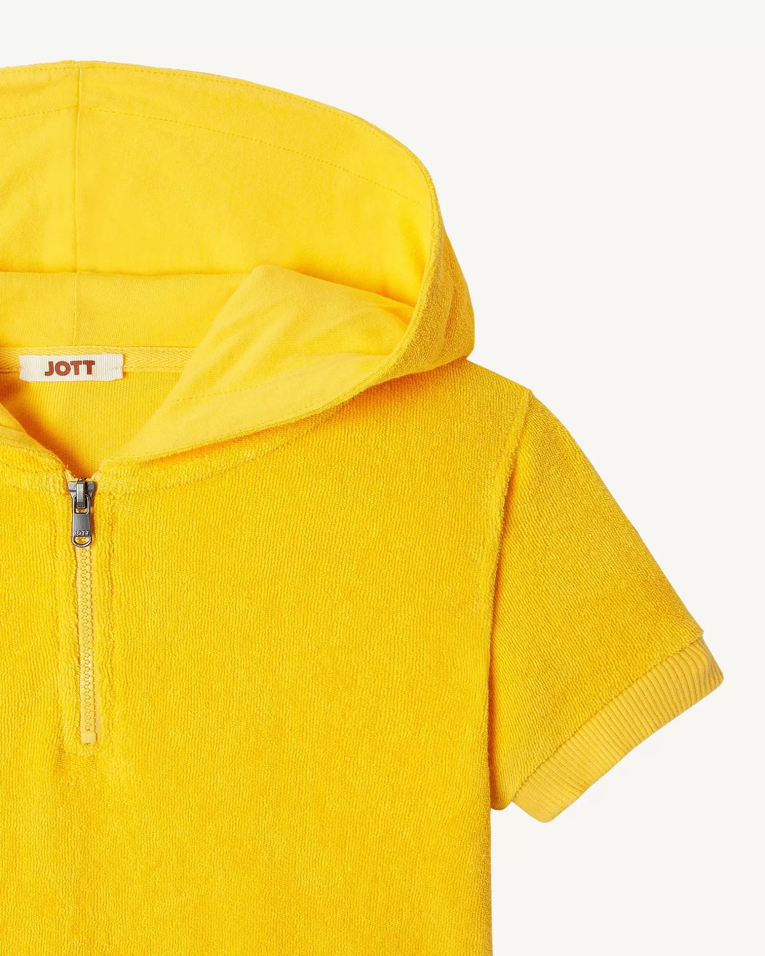 Kids JOTT Kid'S Citron Hooded Cotton Terry Dress Mini