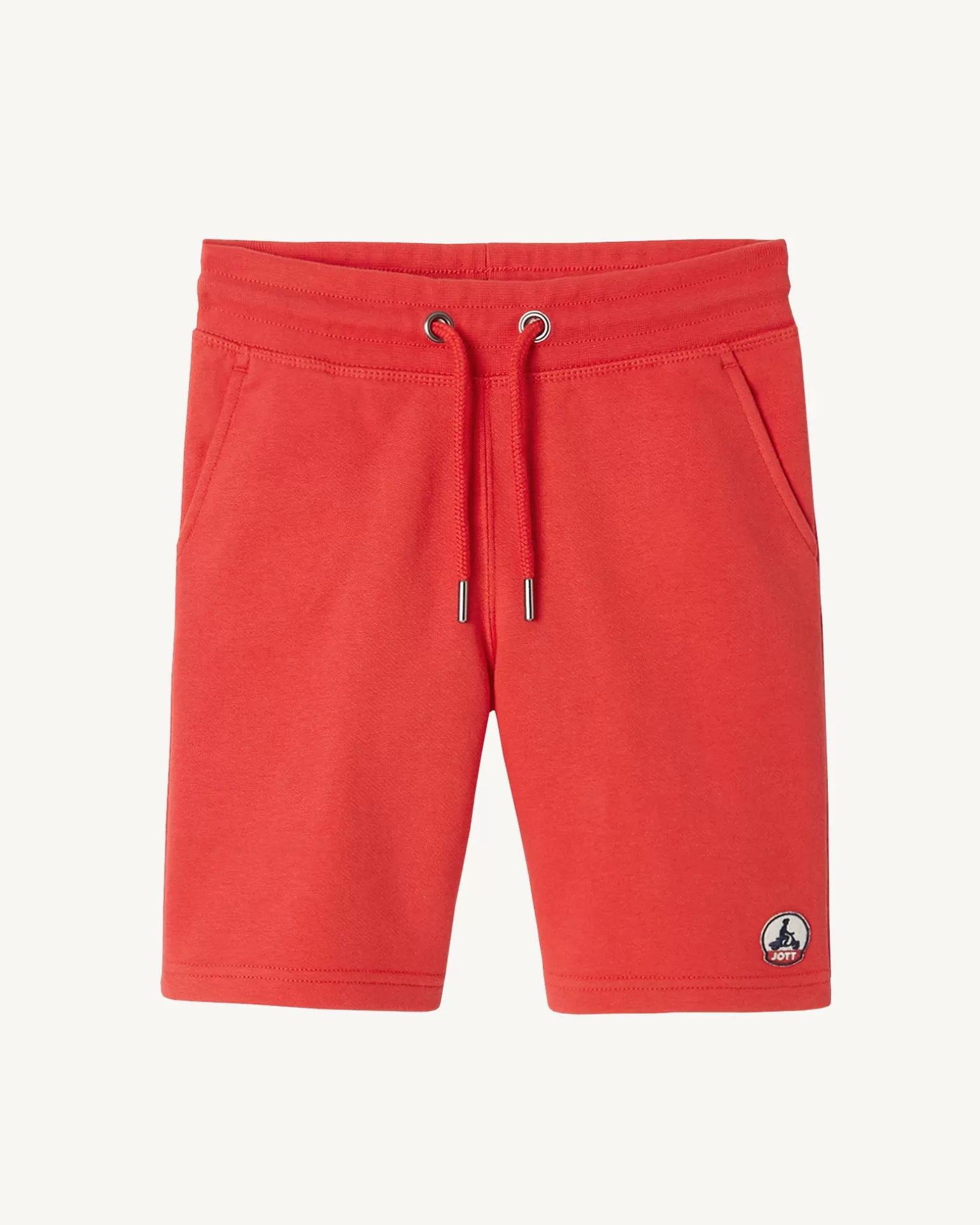 Kids JOTT Kids Pereira Bright Red Organic Cotton Shorts