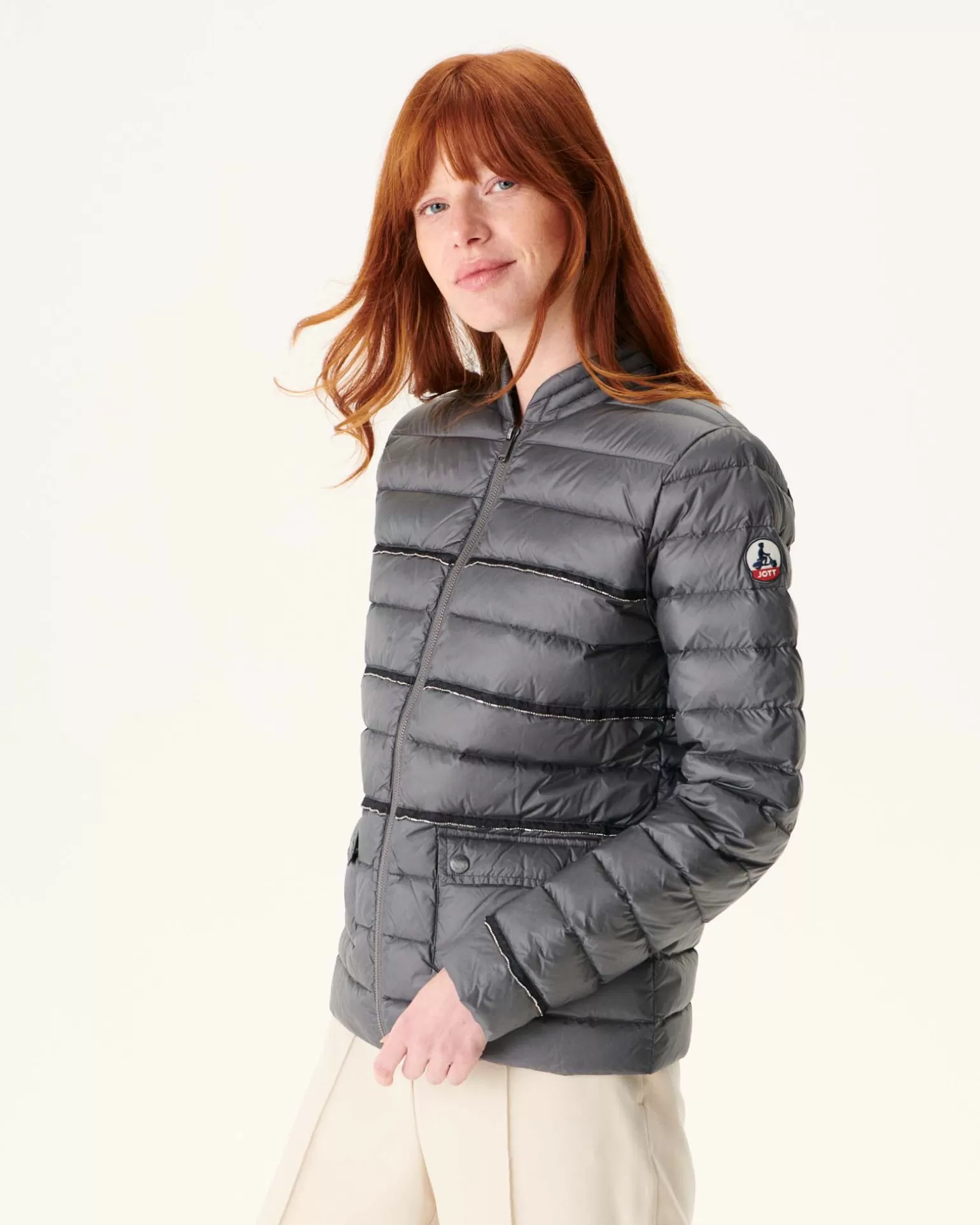 Women JOTT Light Anthracite Andorra Short Jacket