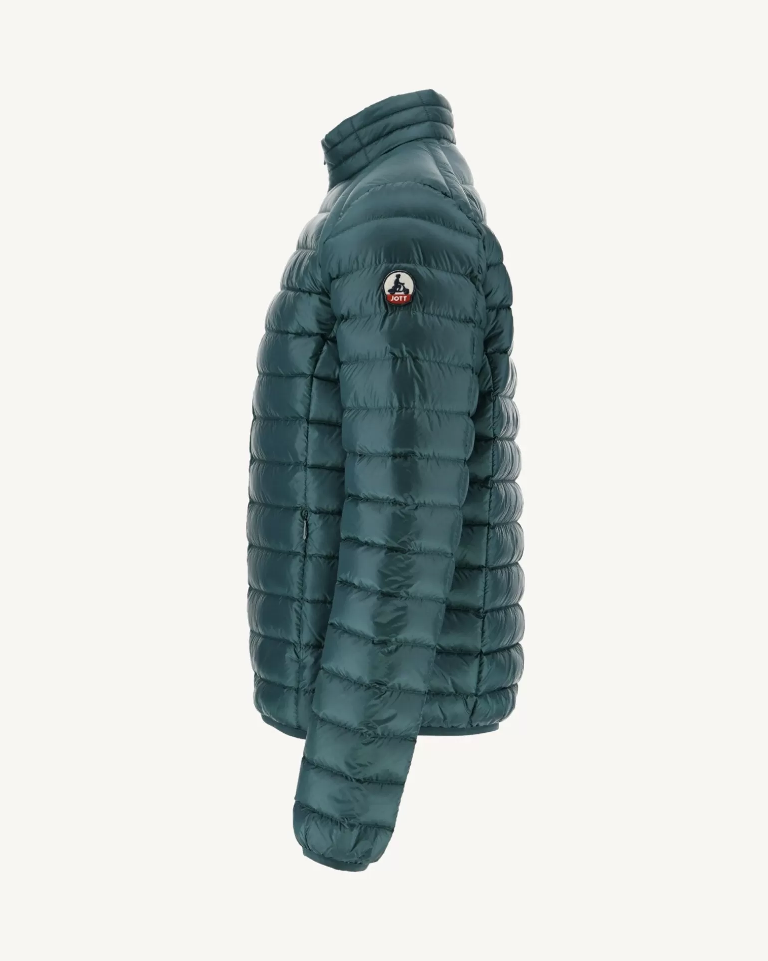 Men JOTT Light Down Jacket Dark Green Mat