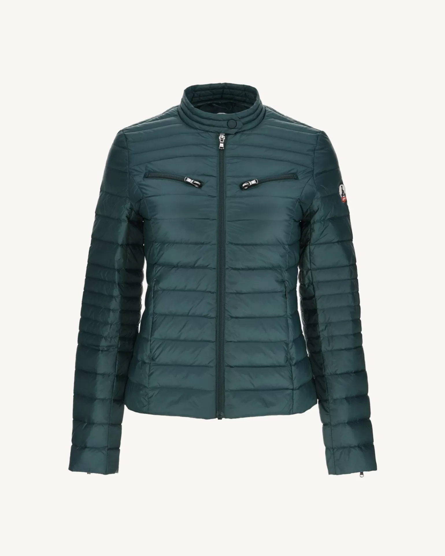 Women JOTT Light Down Jacket Dark Green Nina