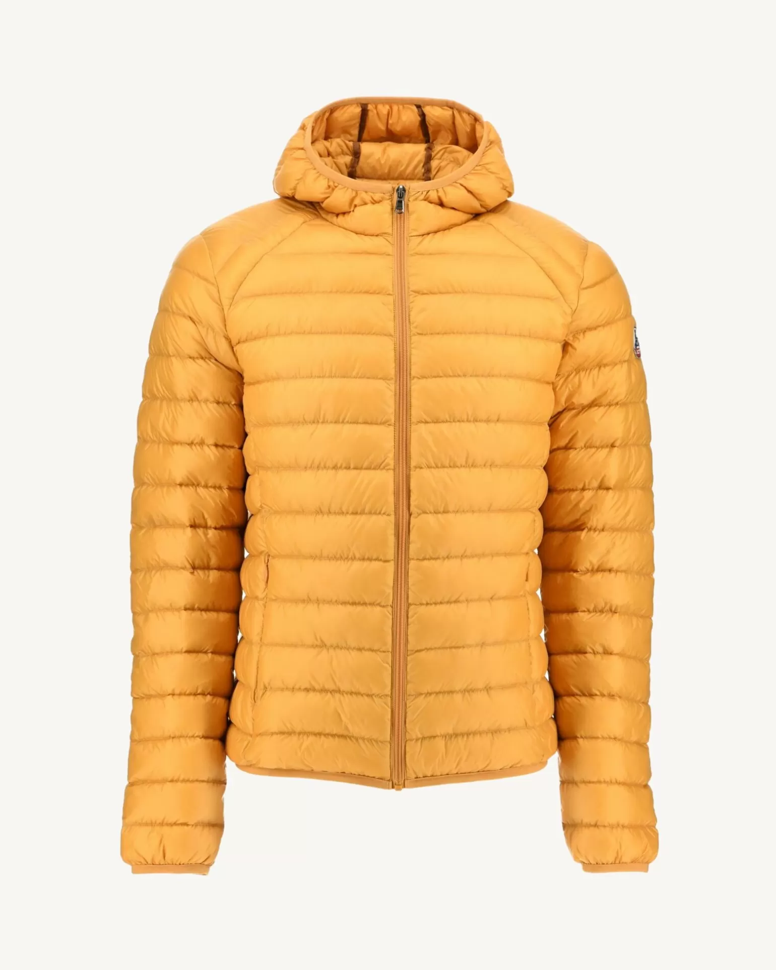 Men JOTT Light Hooded Down Jacket Mustard Nico