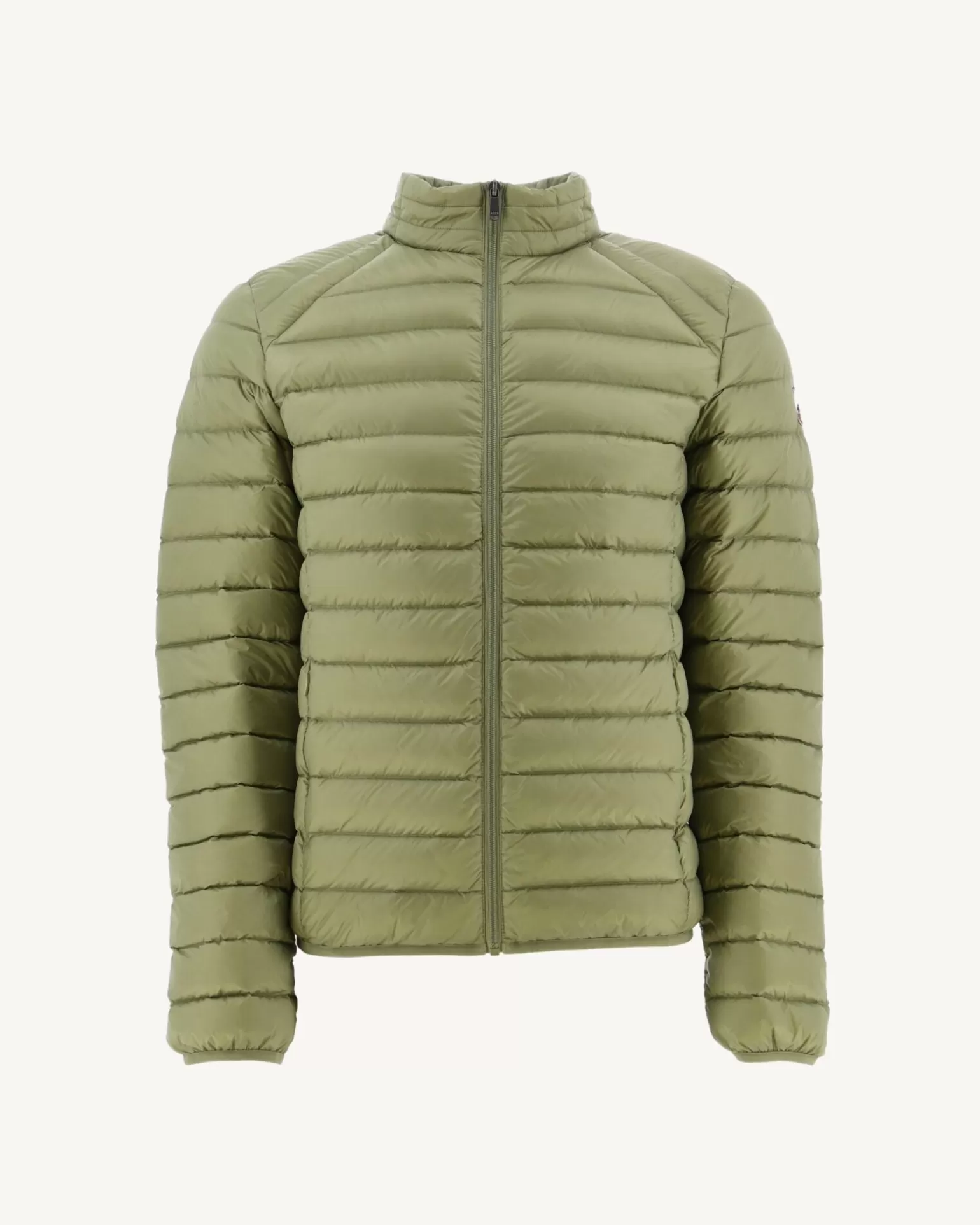 Men JOTT Light Khaki Matte Lightweight Padded Jacket