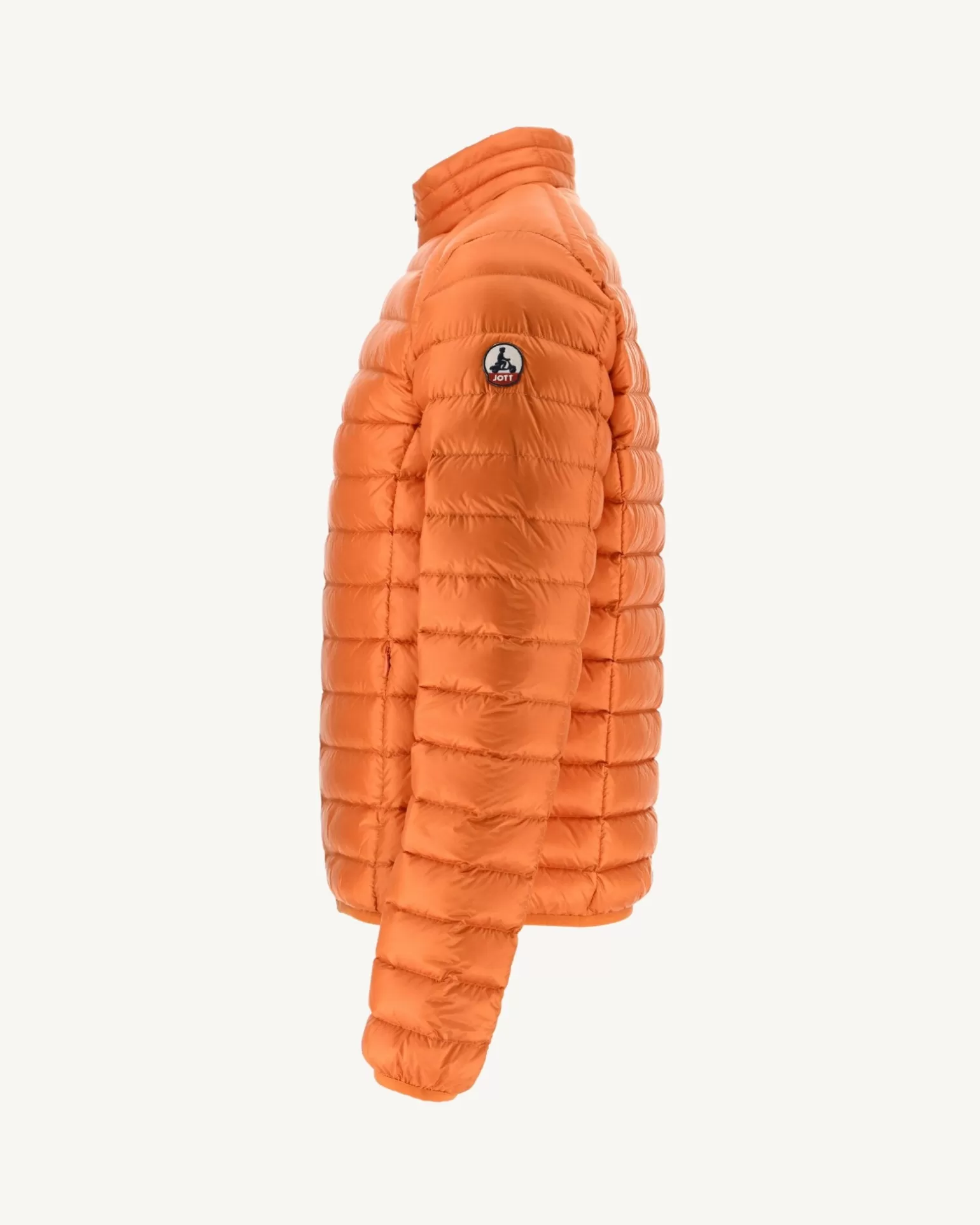 Men JOTT Light Orange Mat Down Jacket