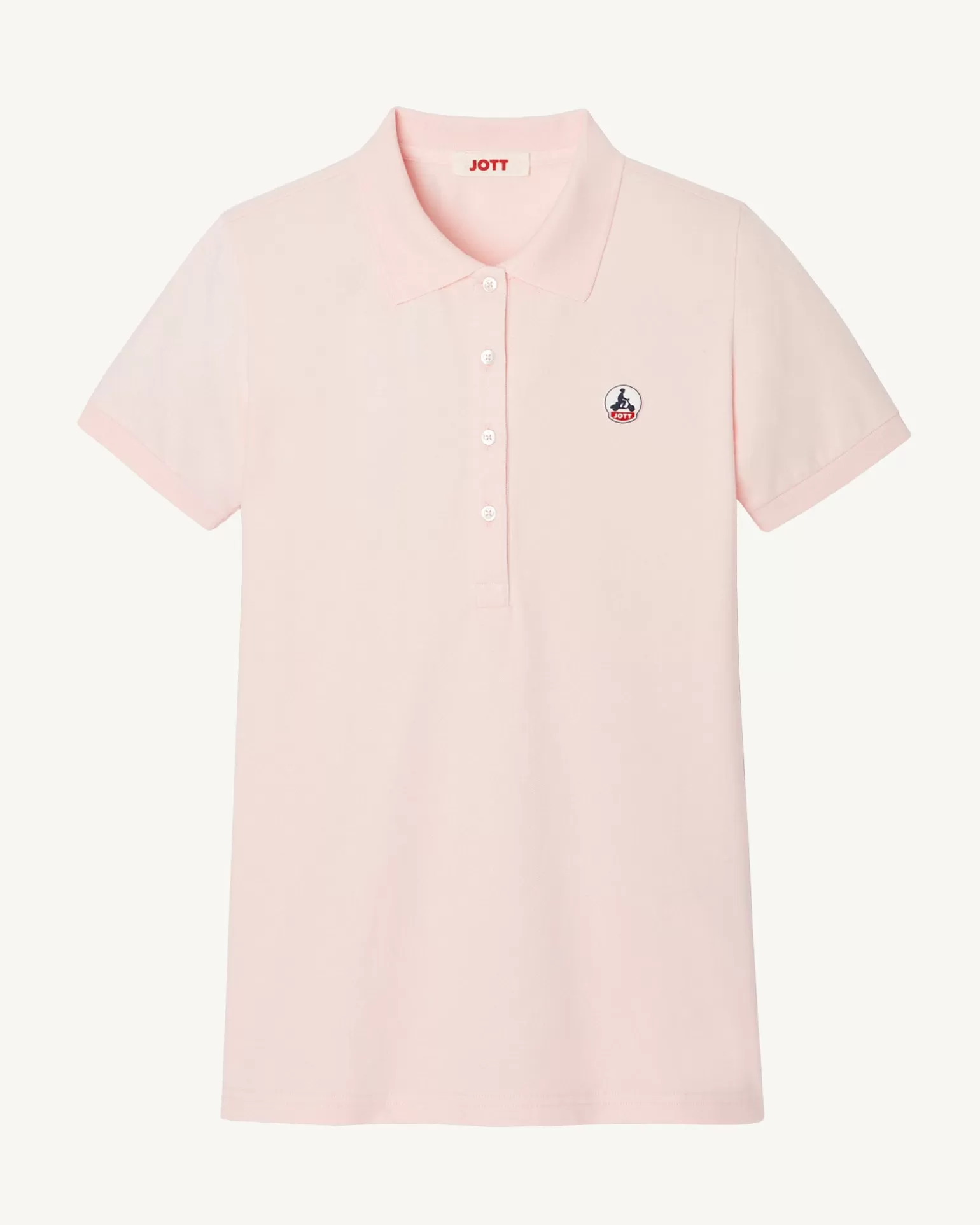 Women JOTT Light Pink Franca Polo Shirt