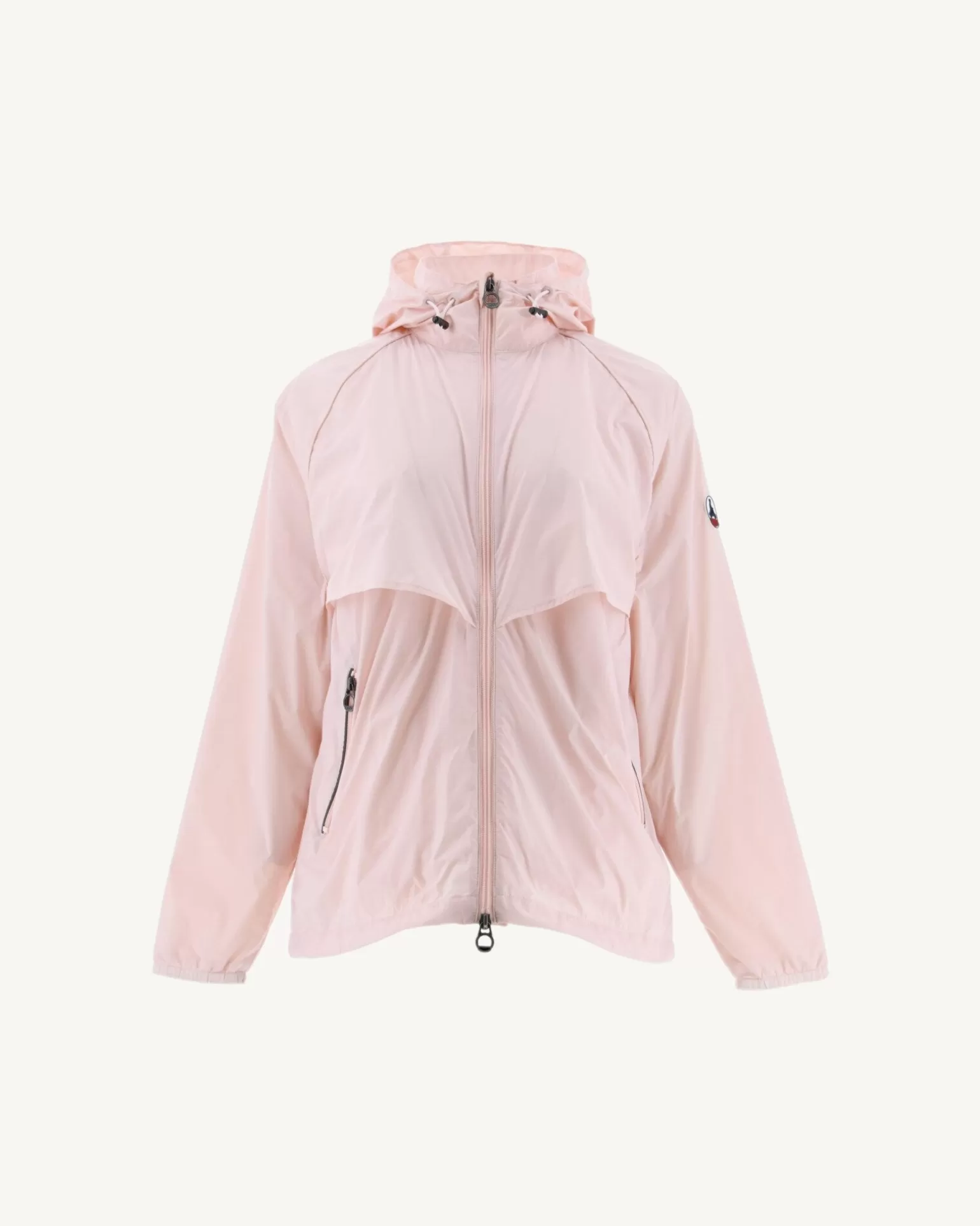 Women JOTT Light Pink Scirocco Hooded Windbreaker