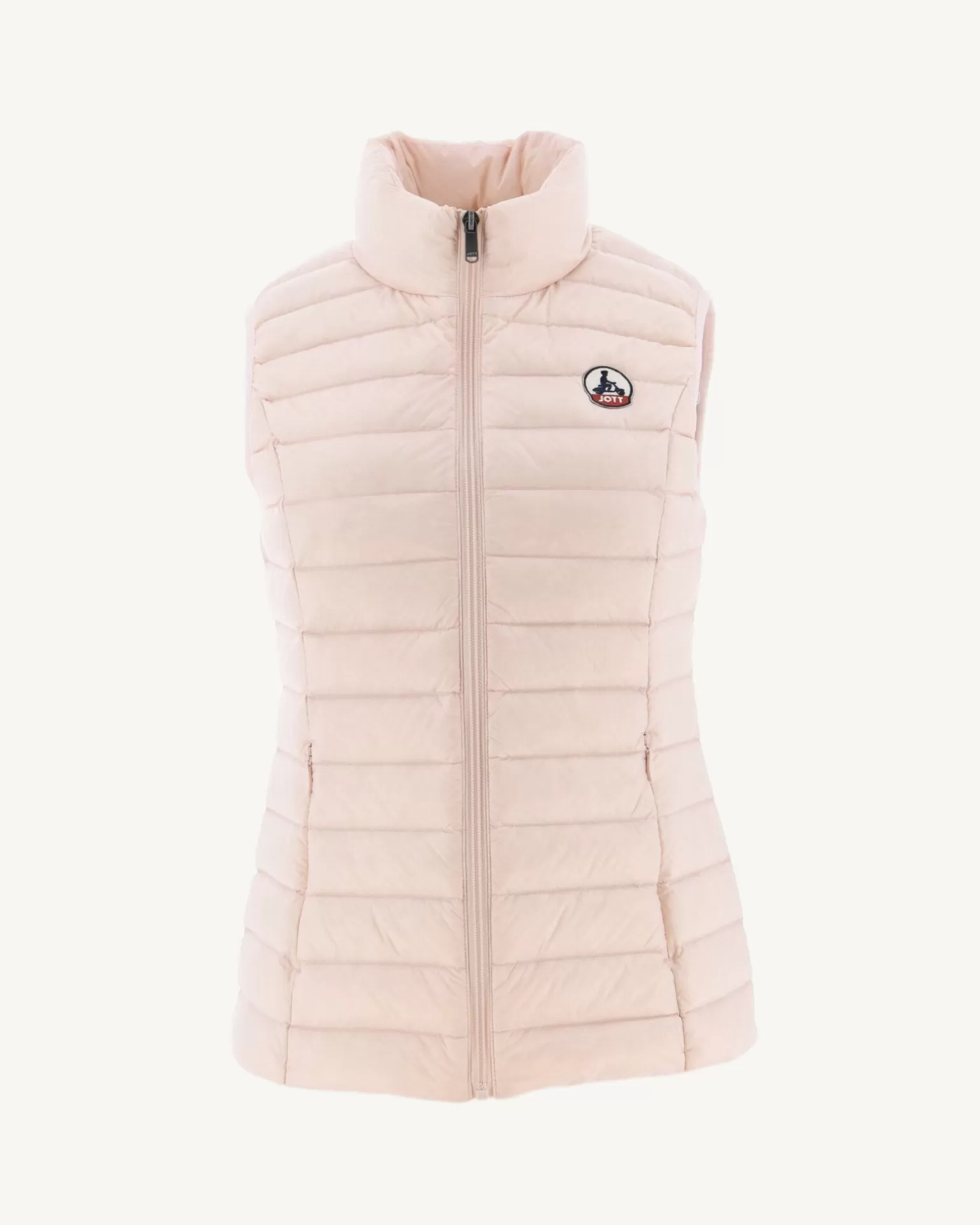 Women JOTT Light Pink Sleeveless Down Jacket Seda