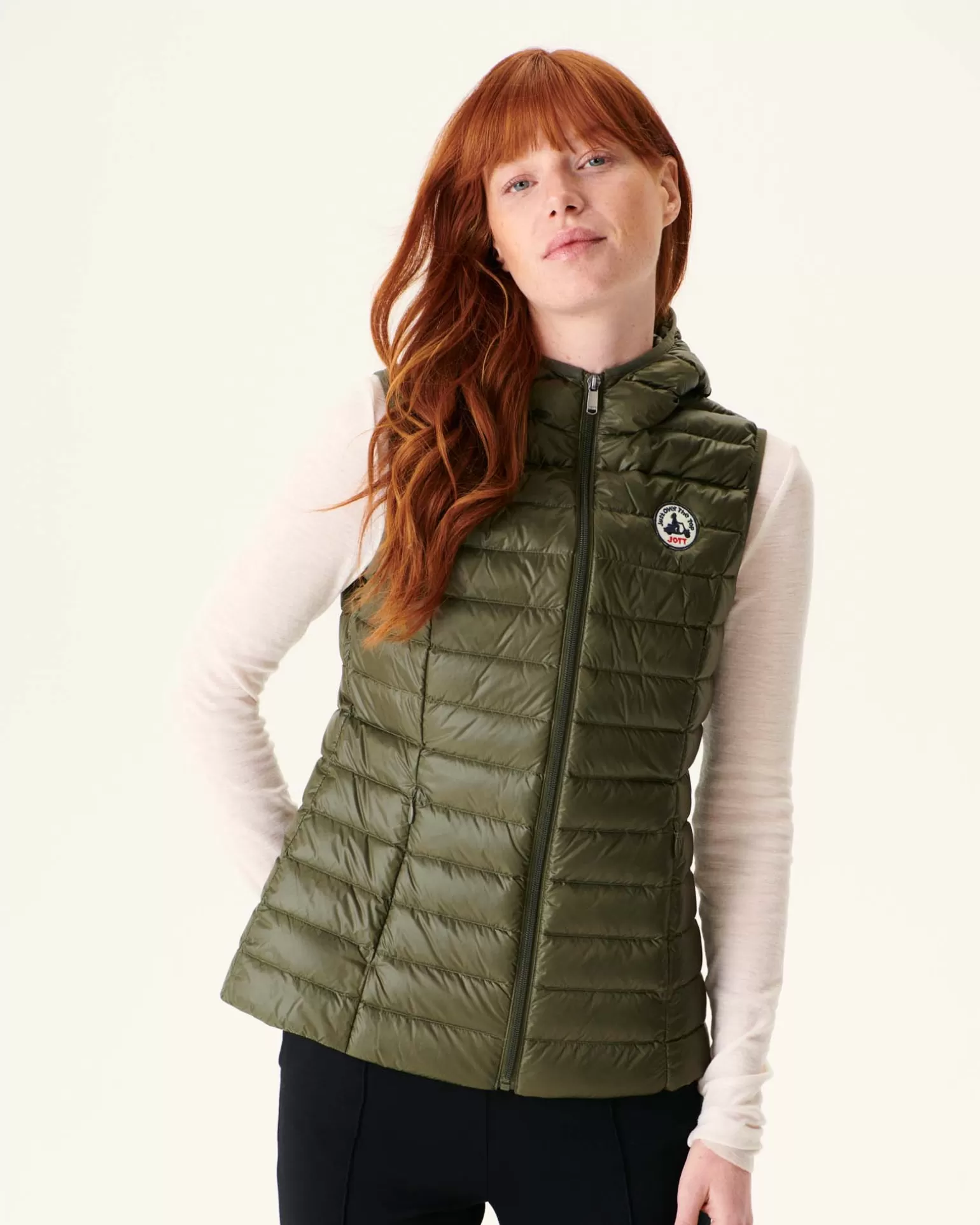 Women JOTT Light Sleeveless Army Mali Down Jacket