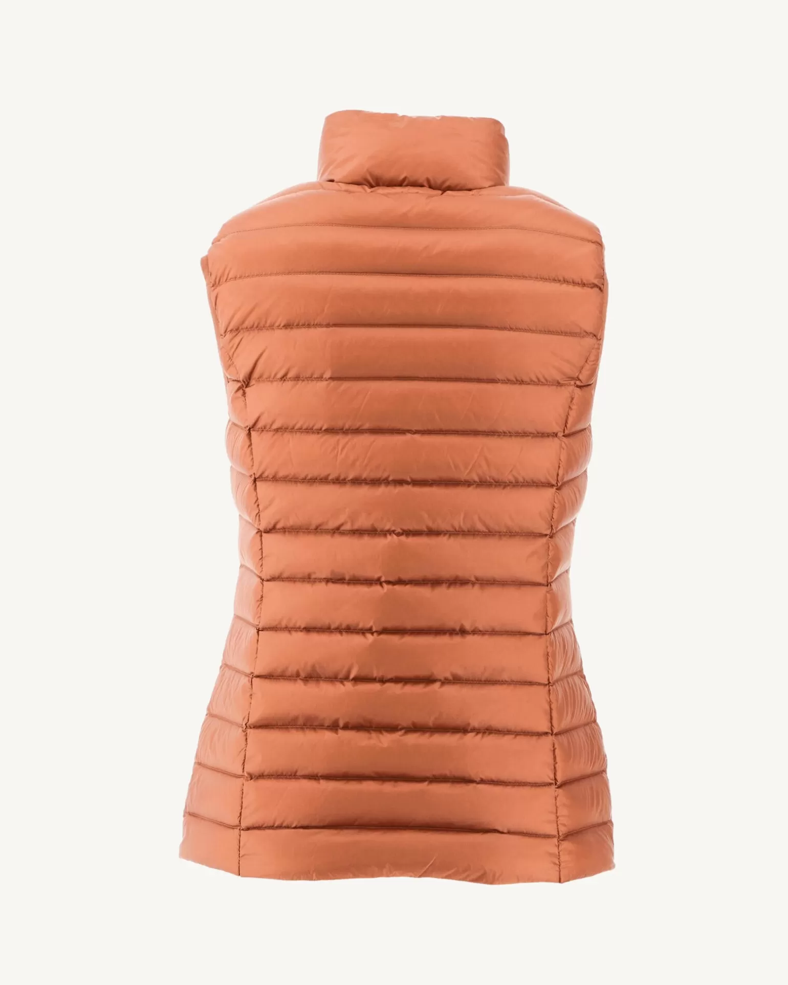 Women JOTT Light Sleeveless Down Jacket Camel Seda