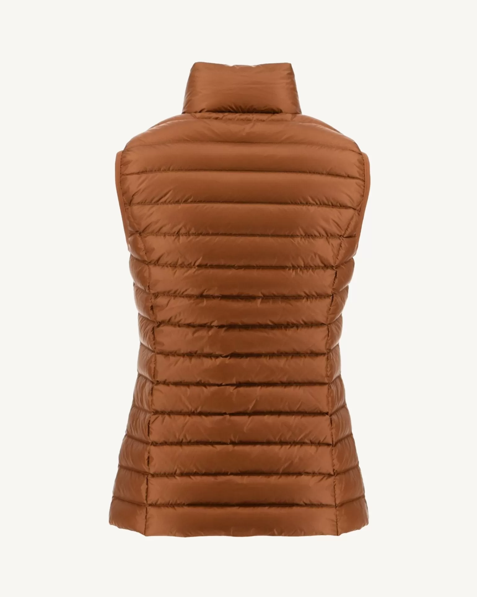 Women JOTT Light Sleeveless Down Jacket Caramel Seda