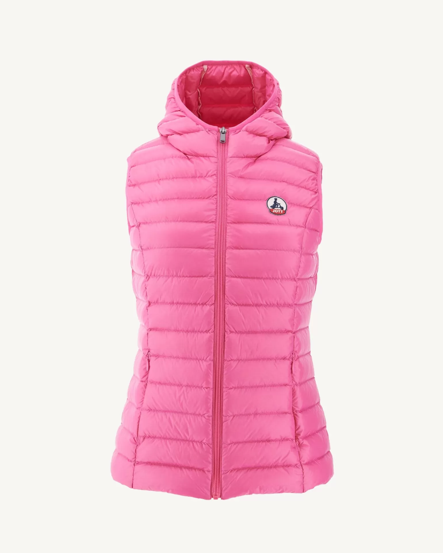 Women JOTT Light Sleeveless Down Jacket Intense Pink Mali